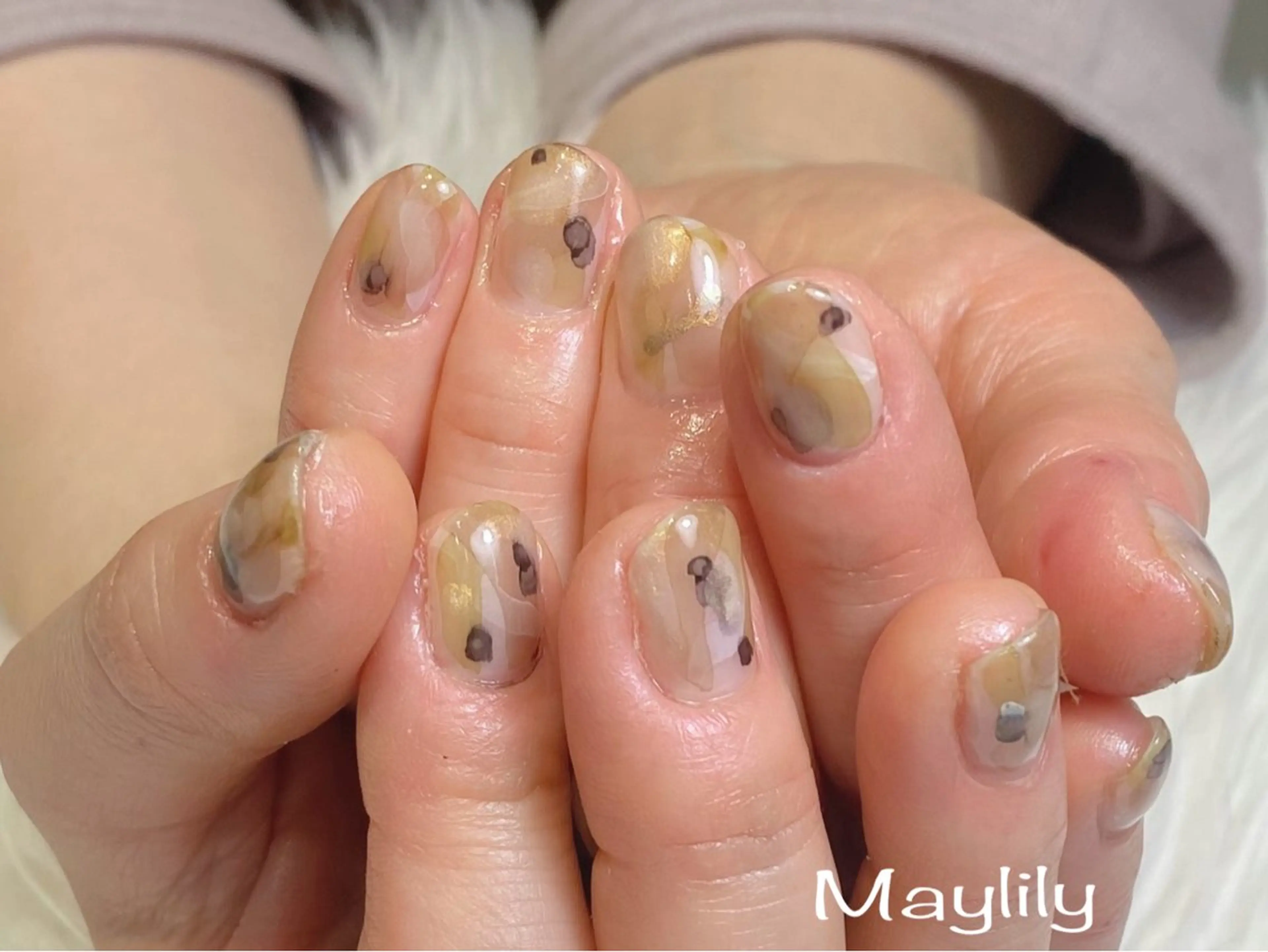 ネイル アートネイル 持ち込み ハンドネイル Nail salon Maylily所属・Nail salon Maylilyのネイルデザイン