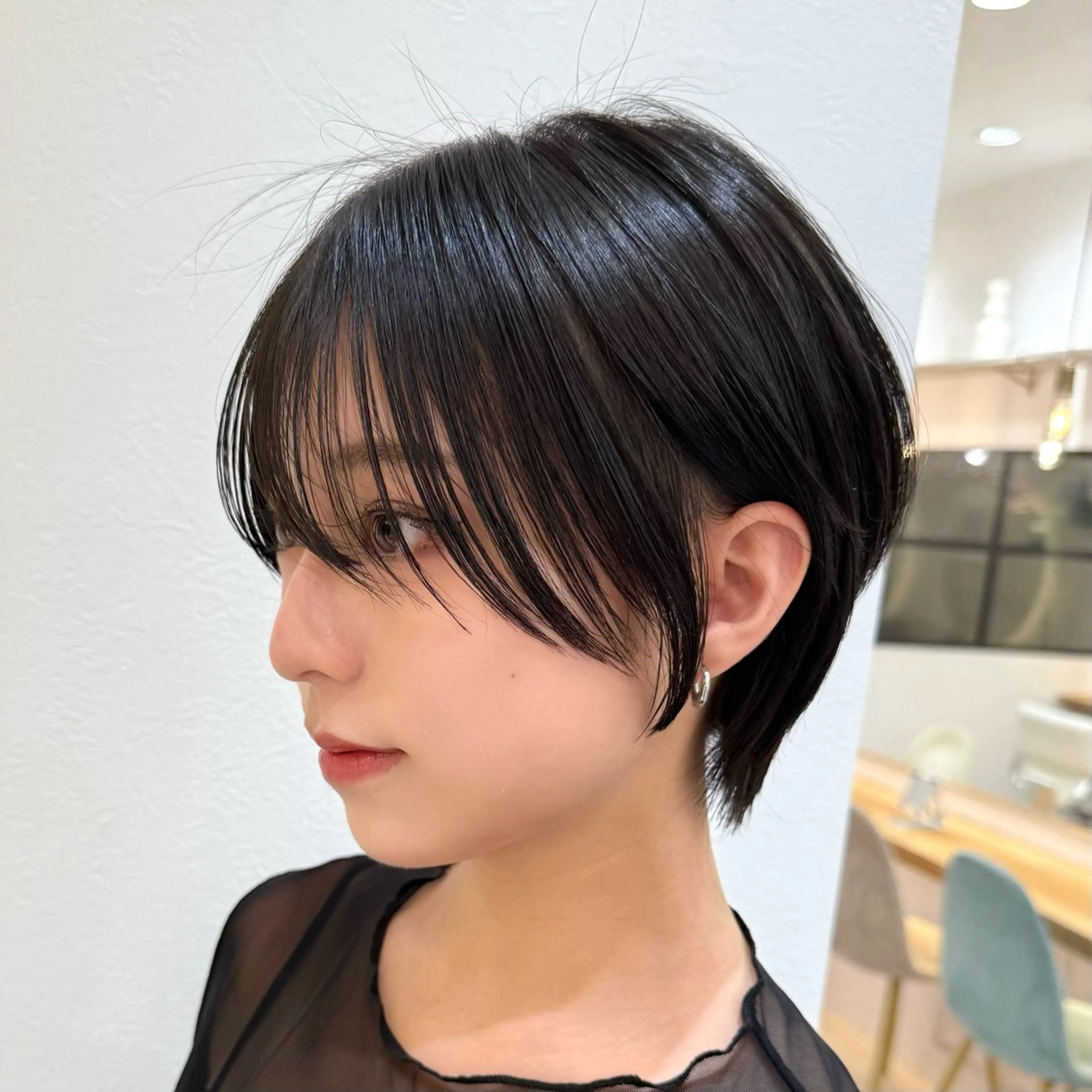 ショート カット ヘアカラー トリートメント 新宿/髪質改善/艶髪 韓国ヘア/大重聖斗のヘアスタイル