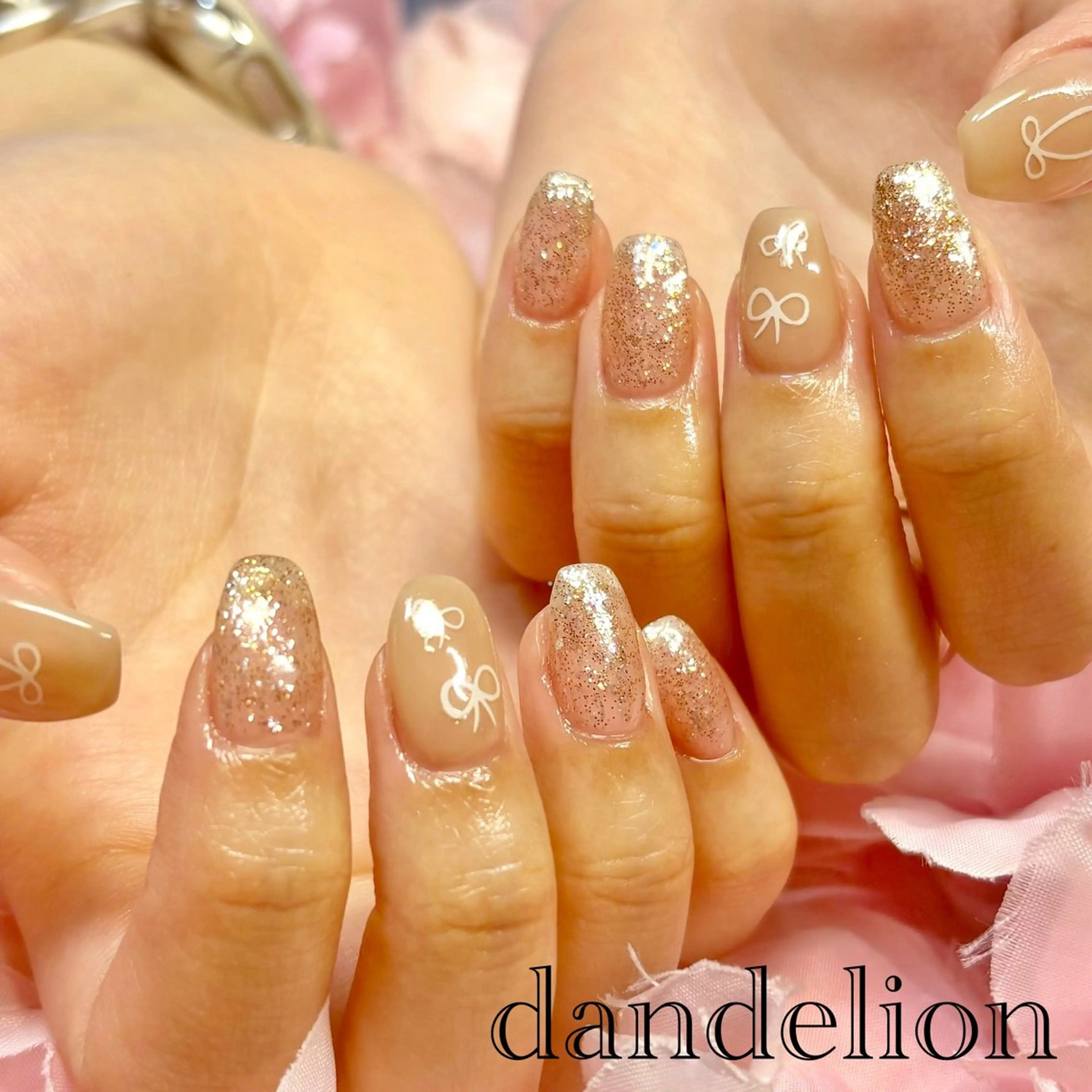 ネイル ハンドネイル ハンドケア dandelion ダンデライオンのネイルデザイン