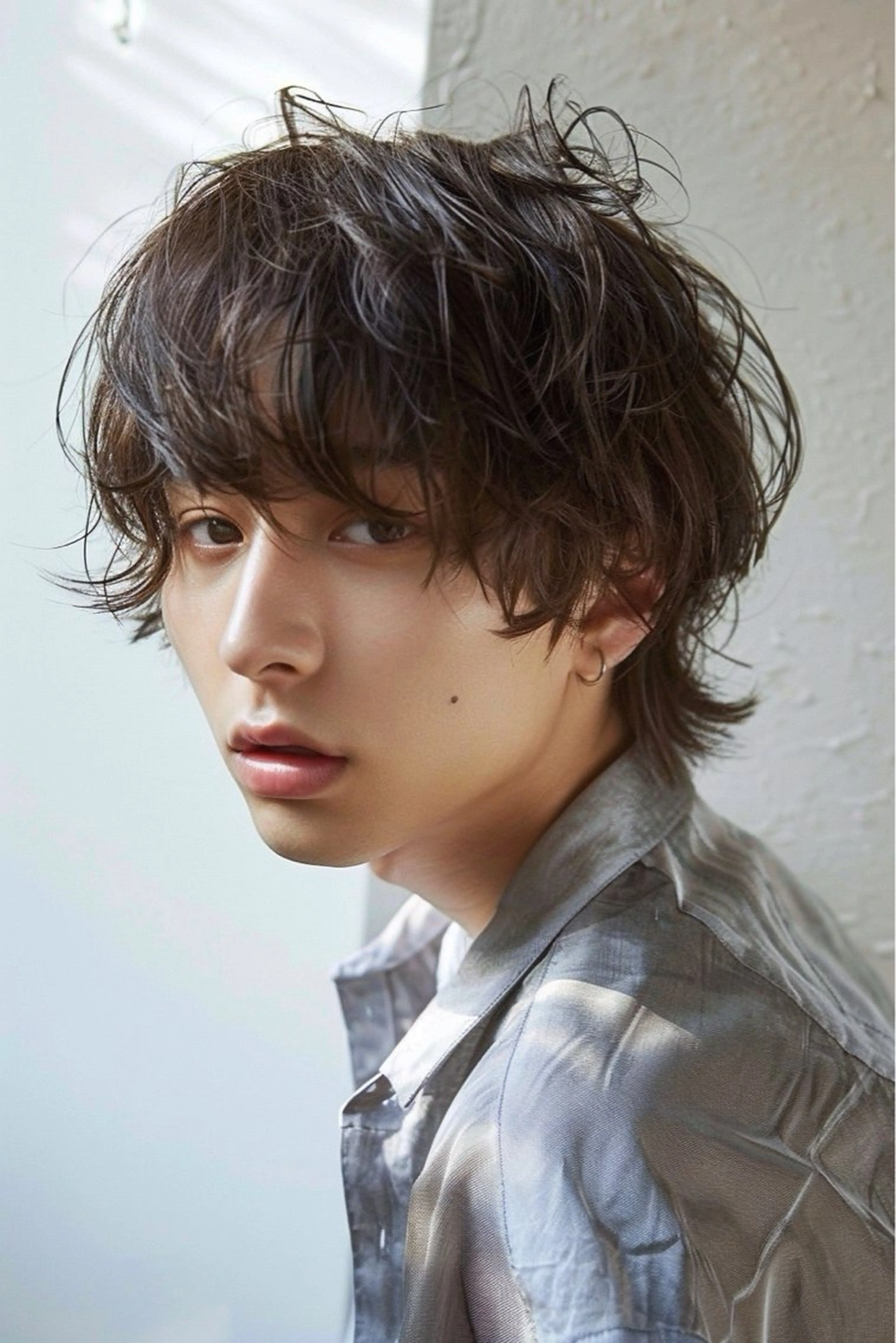 メンズ カット ヘアカラー パーマ LOM Sapporoのヘアスタイル