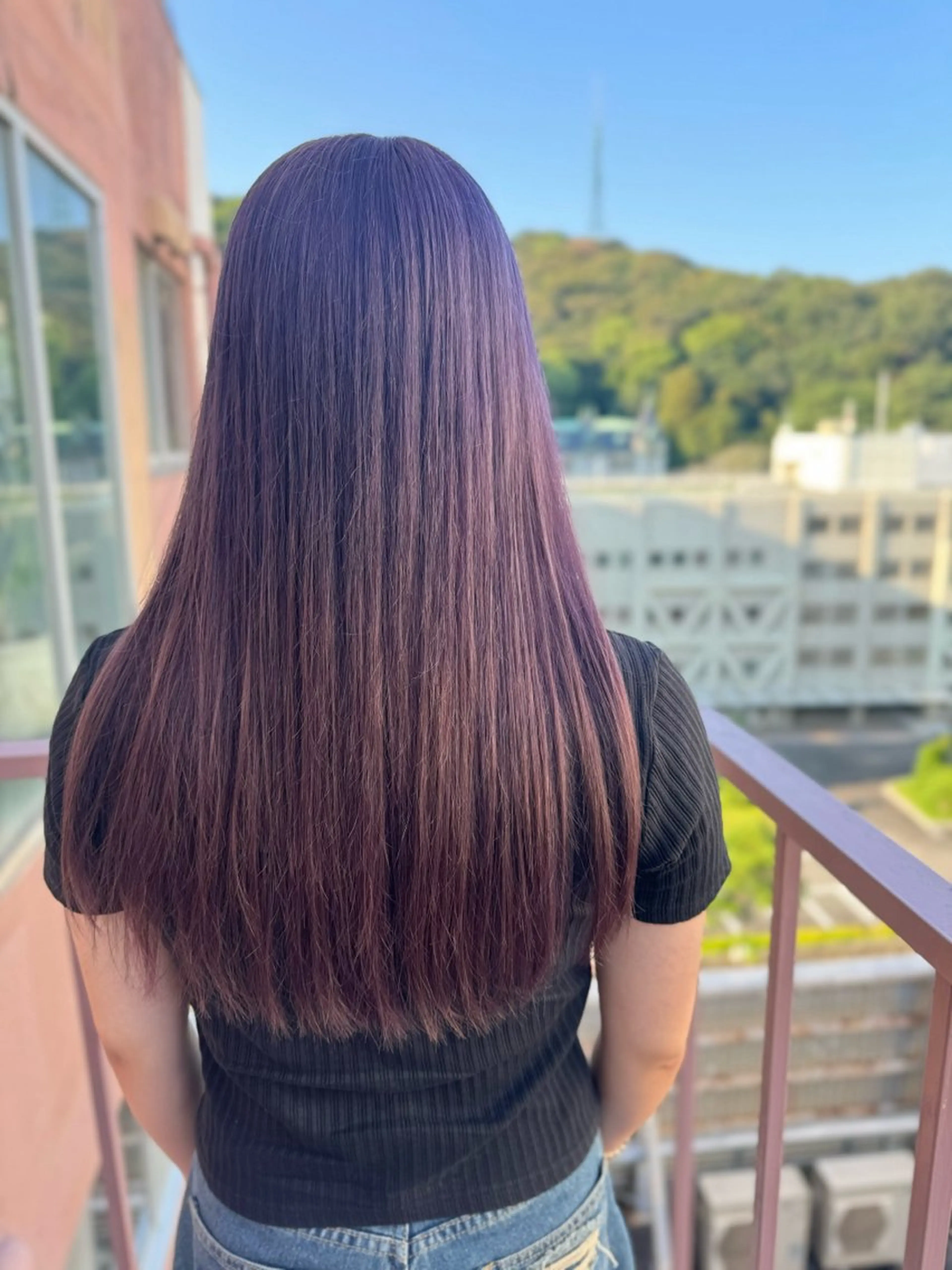 セミロング カラー ラベンダーカラー ヘアカラー Viage （ビアージュ）のヘアスタイル