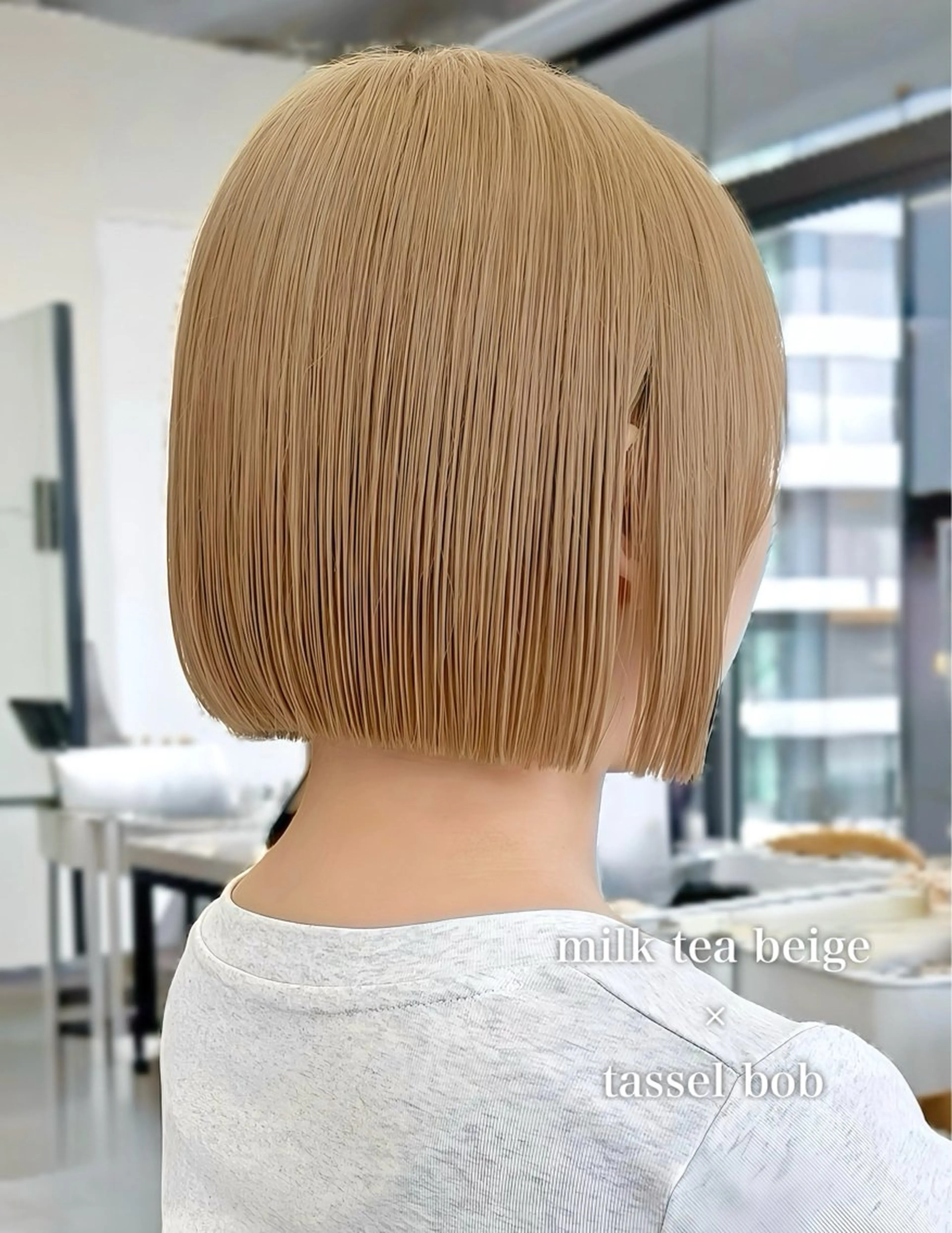 【✨ミニモ限定✨】透明感溢れるブリーチダブルカラー🏳️‍⚧️➕内部髪質改善トリートメント🫧の写真
