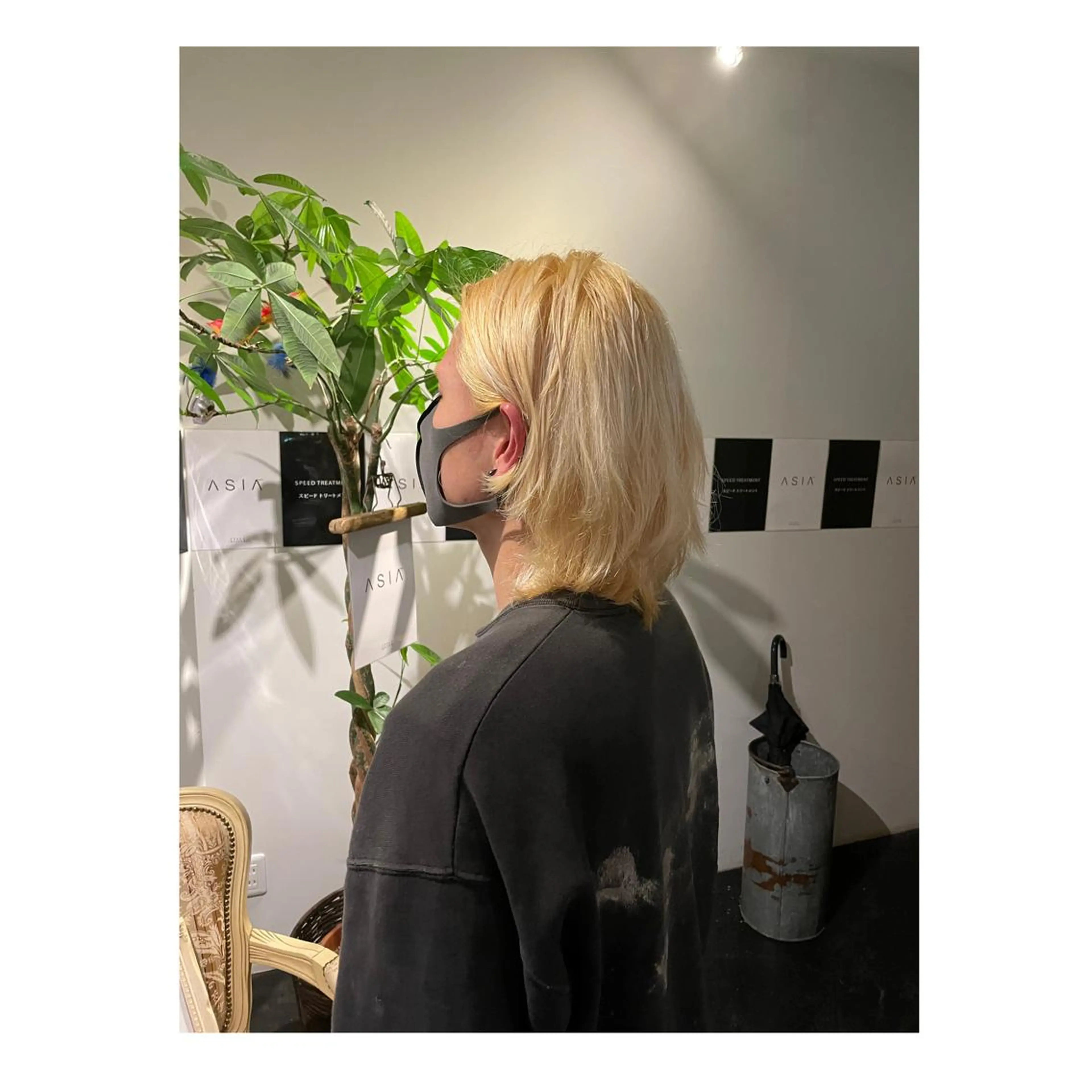 ミディアム カラー メンズ eight所属・丸山 甲斐のヘアスタイル