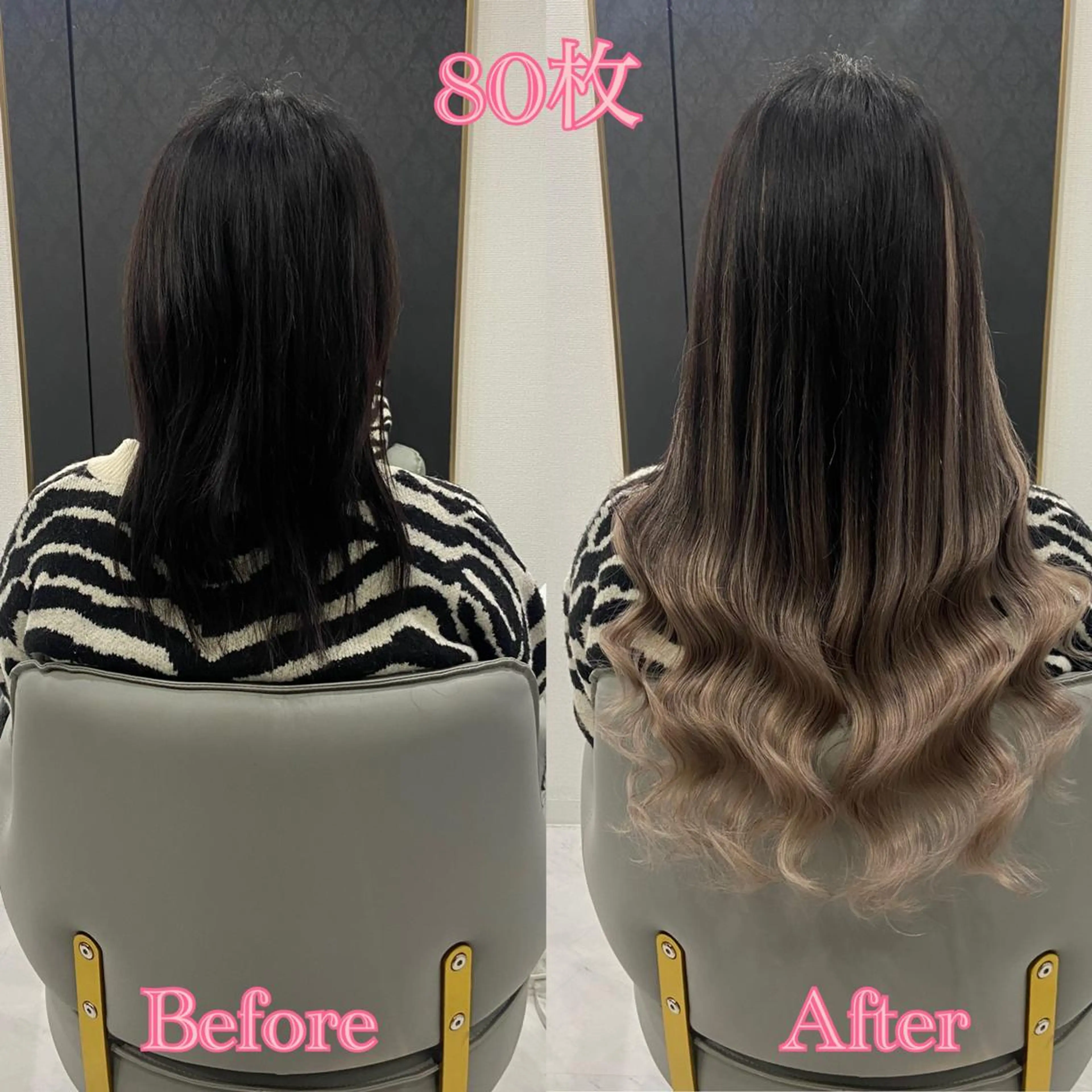 ショート シールエクステ エクステ エクステ シールエクステ ♡SAORI♡のヘアスタイル