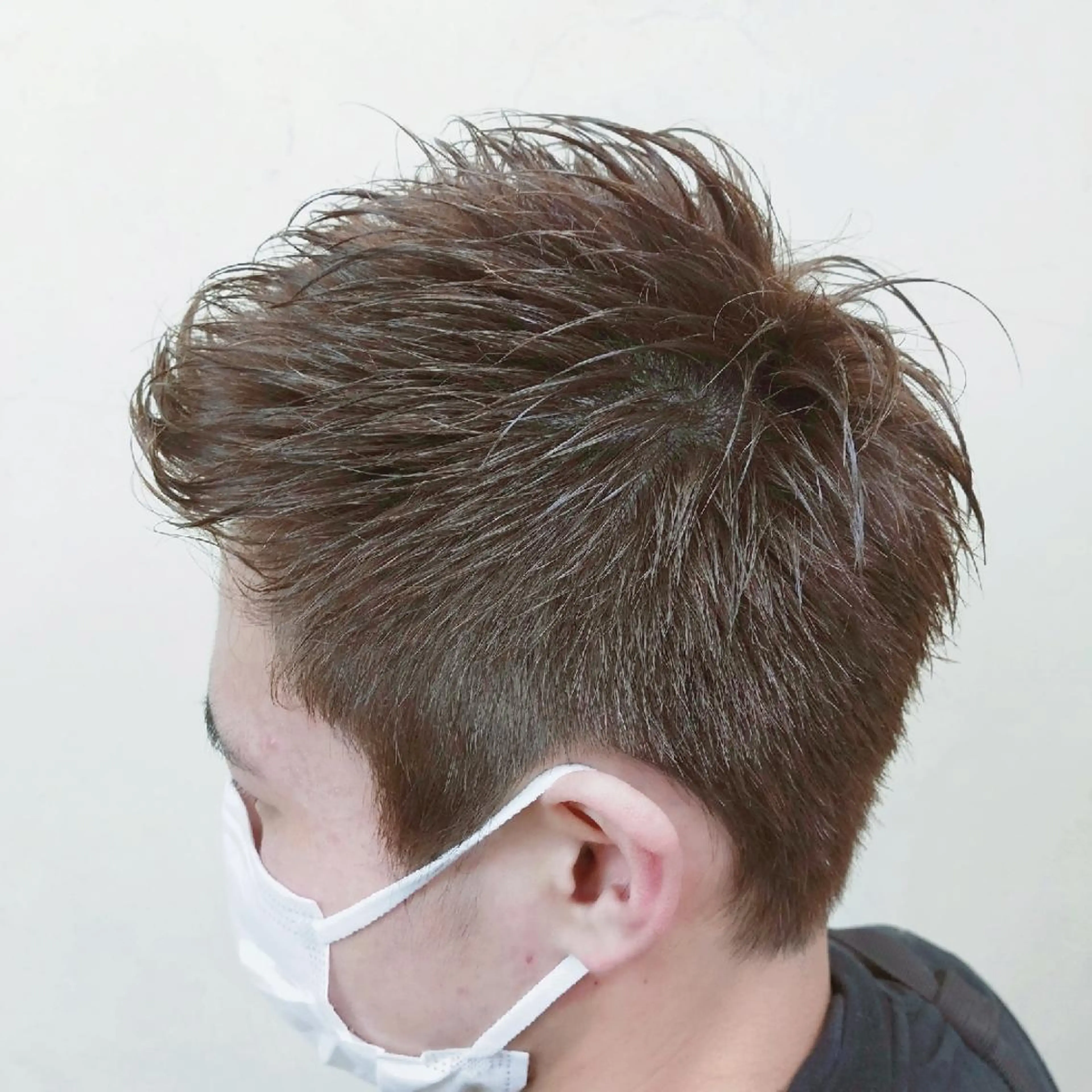 ショート メンズ カラー 刈り上げ アッシュ メンズ専門 Stylist吉川のヘアスタイル