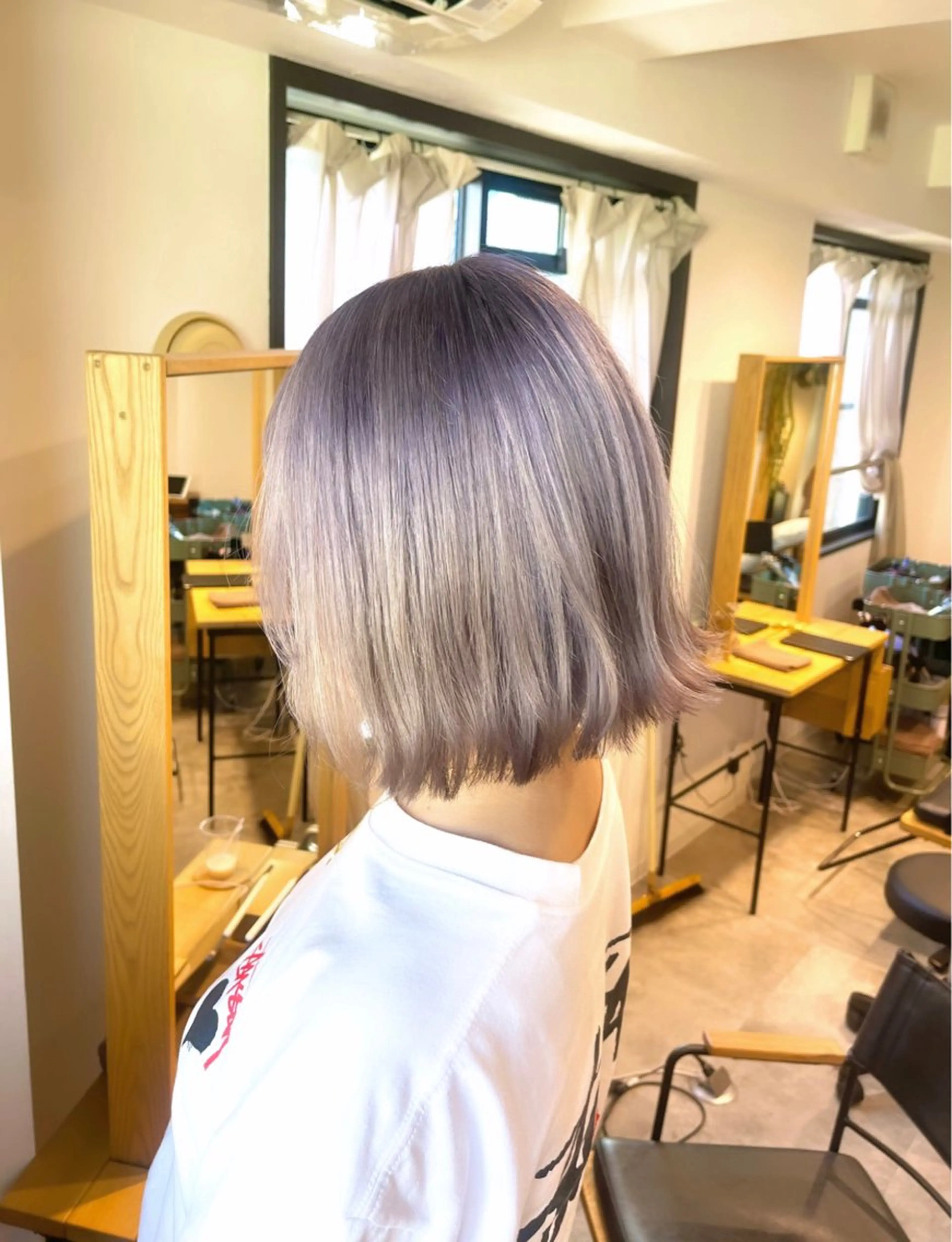 ショート カラー ヘアアレンジ ブリーチカラー /名駅/楓のヘアスタイル