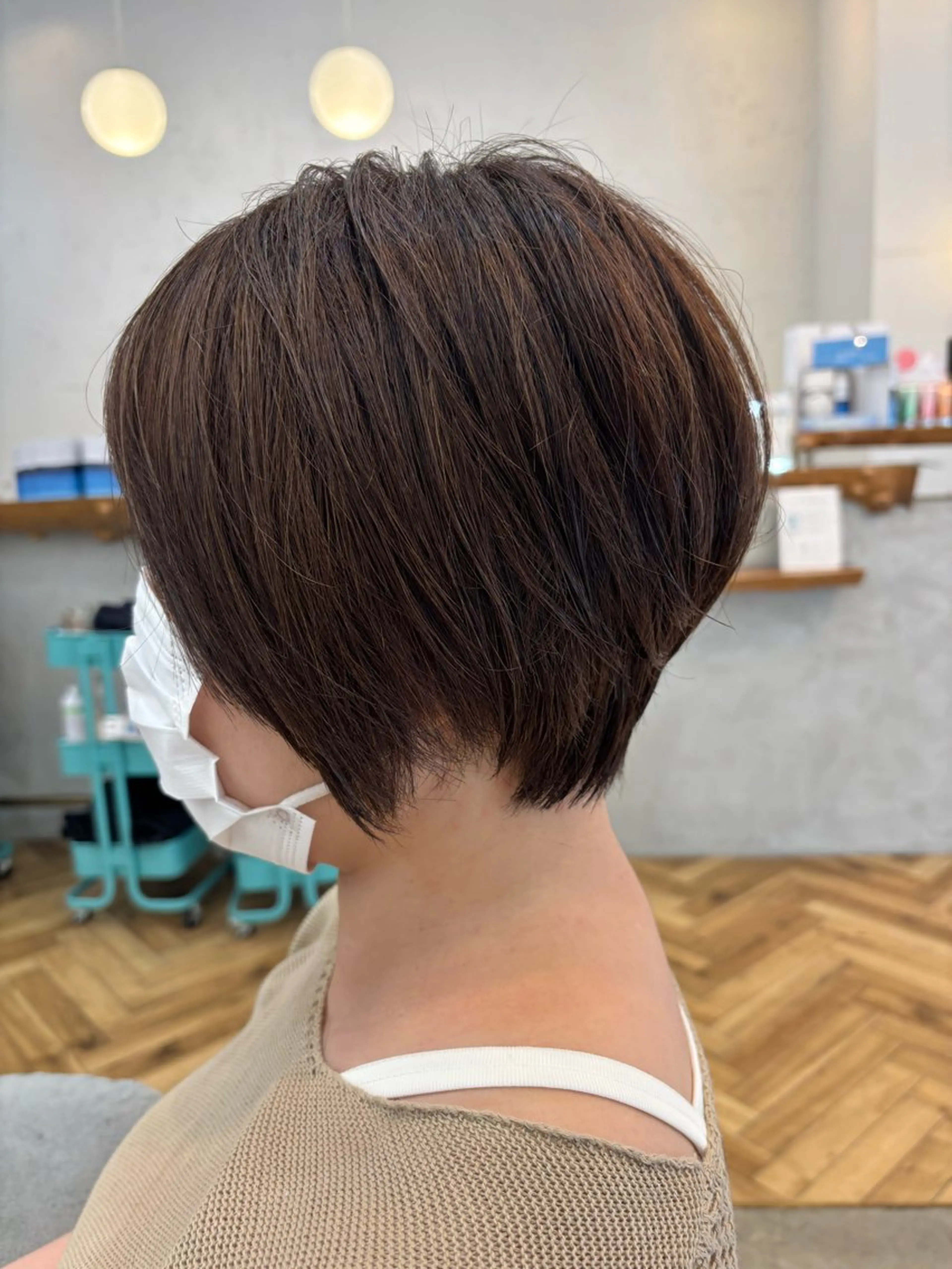 ショート ROMMY.所属・大木 華のヘアスタイル