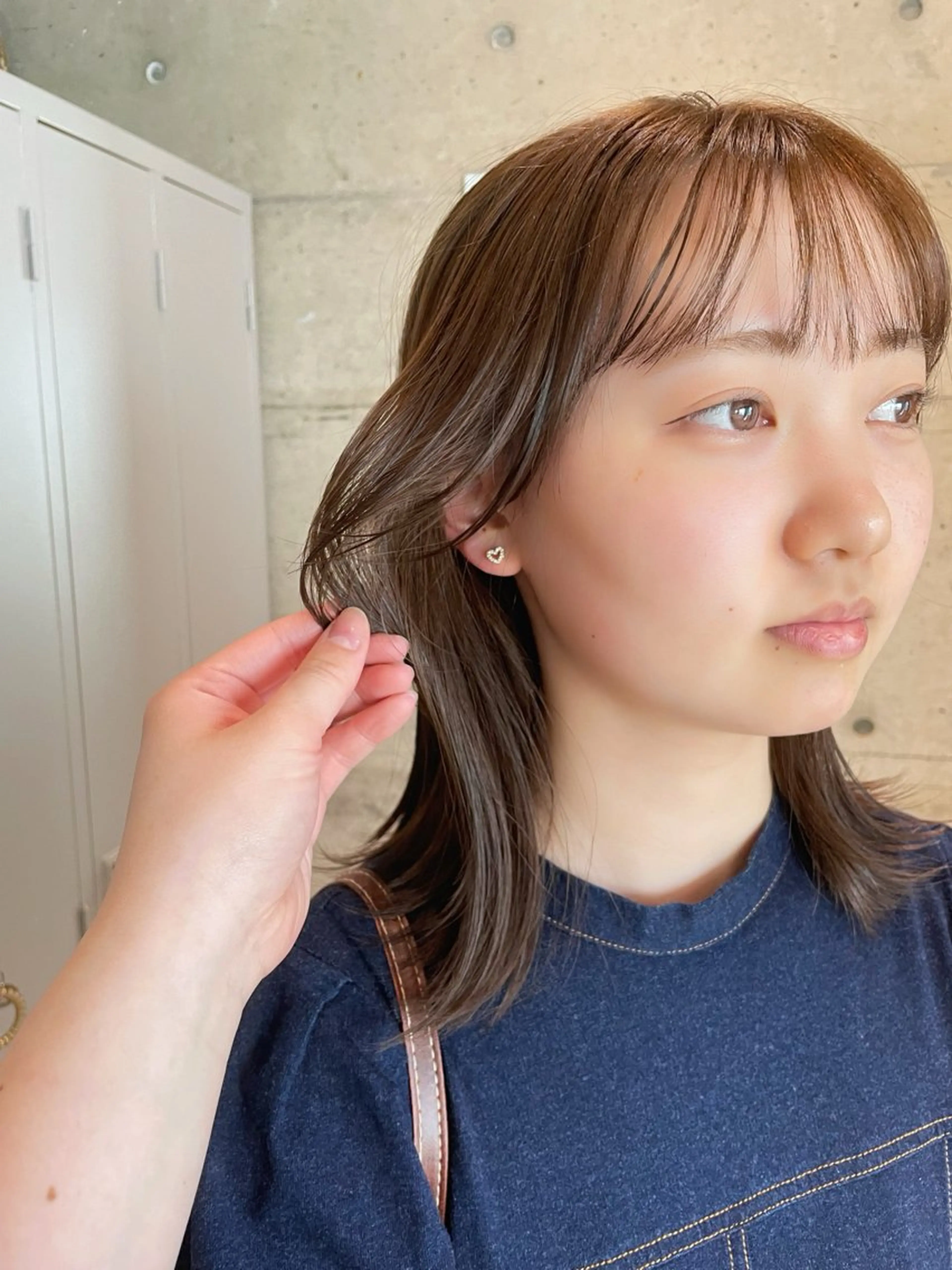 セミロング カラー IDEN AND TITY所属・ショートモデル募集 yukakoのヘアスタイル