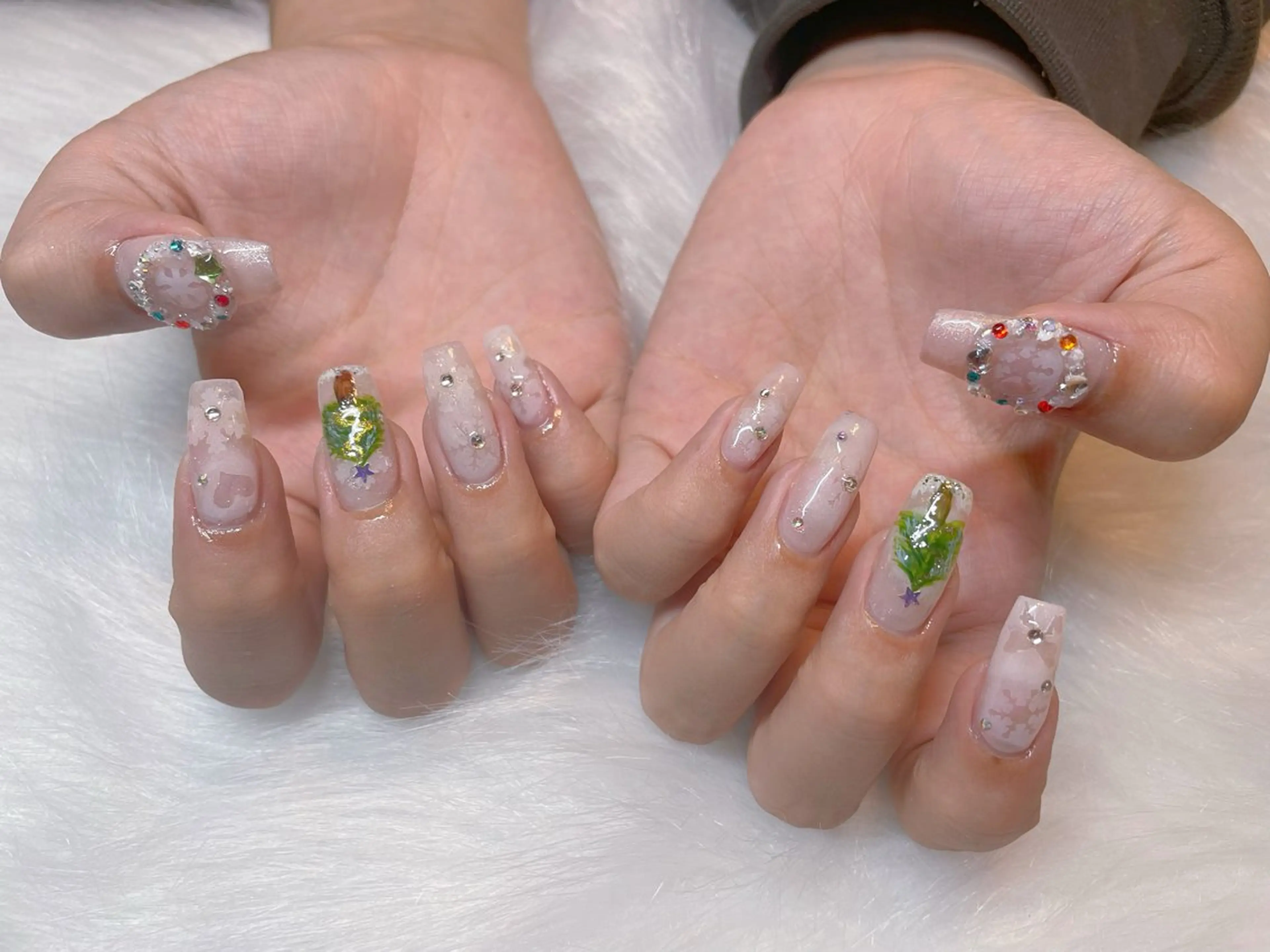 ネイル 冬ネイル クリスマス エン Nail salonのネイルデザイン