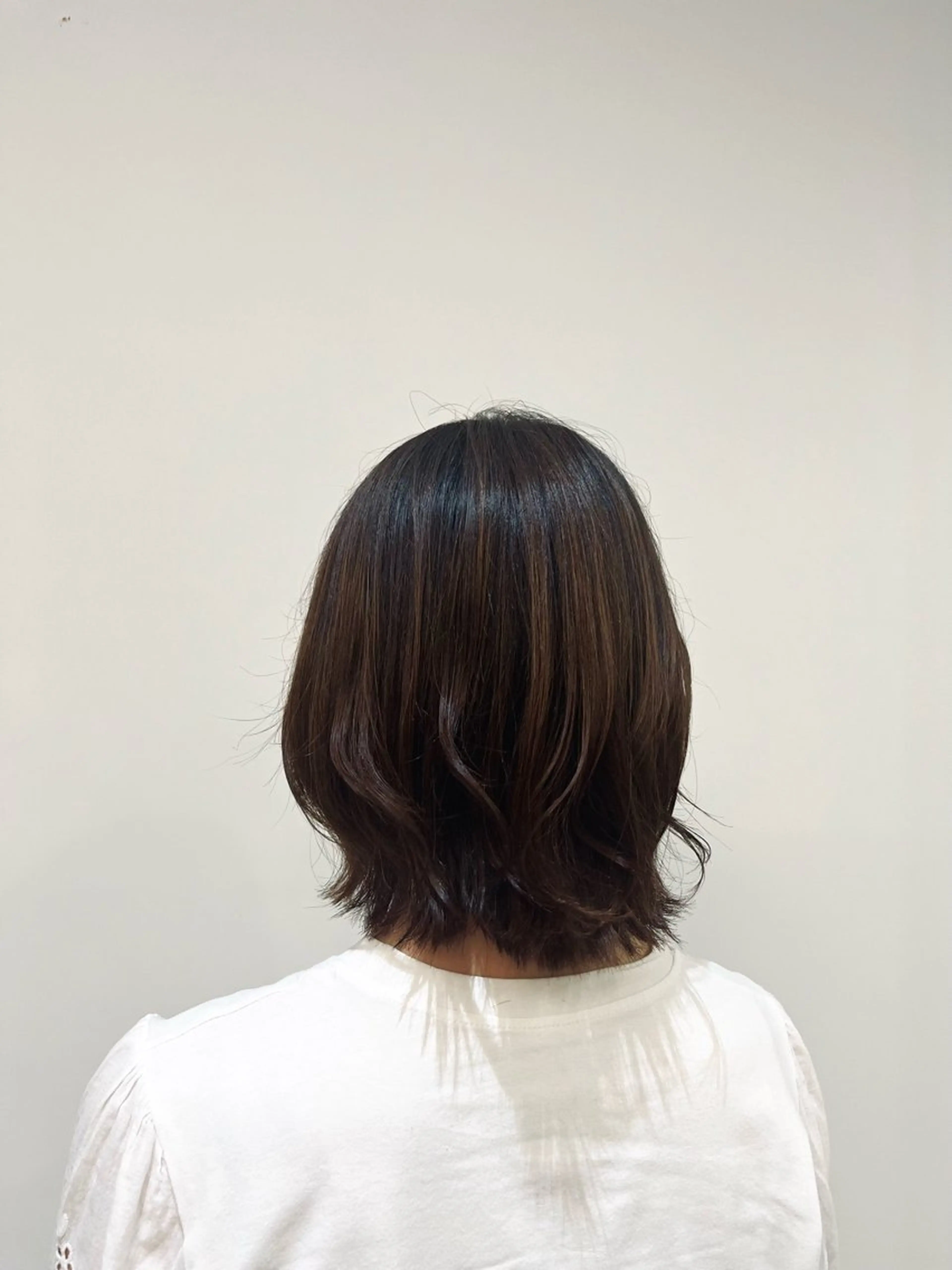 ミディアム ボブレイヤー ボブ レイヤーカット Ayala organic &spa所属・Nana 🌷のヘアスタイル