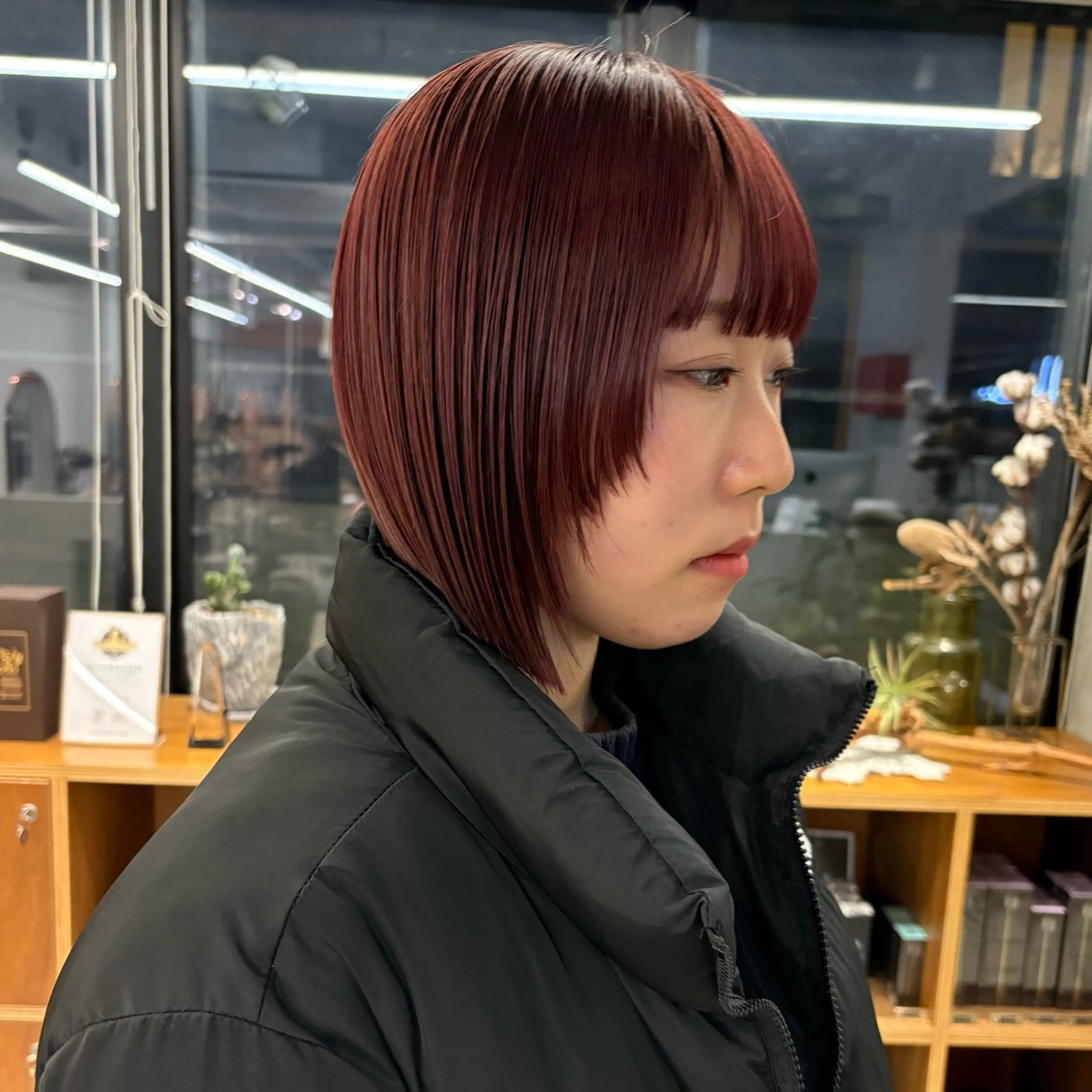 カラー レッドカラー 【ブリーチ特化】 イマダナツミのヘアスタイル