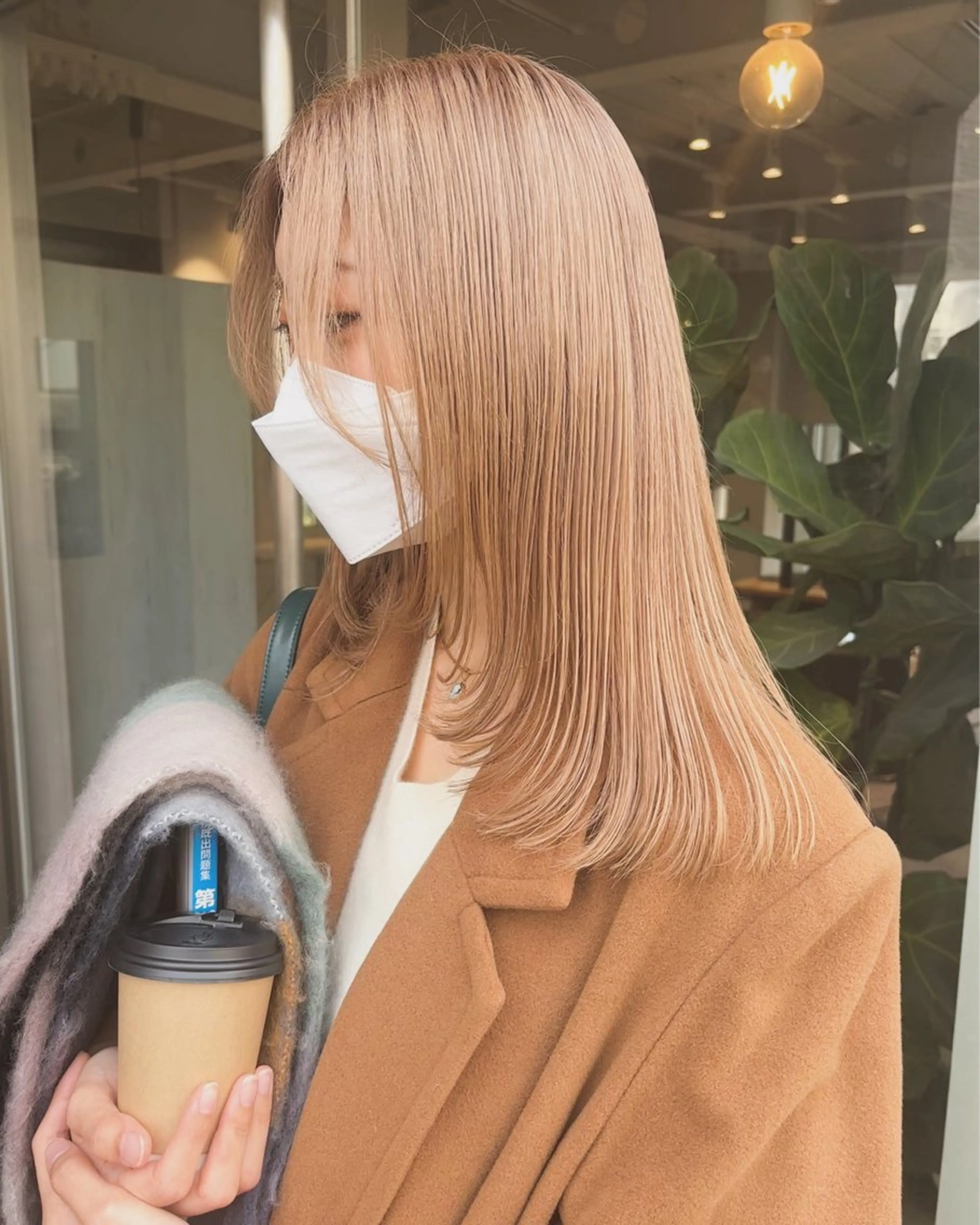 セミロング カット ヘアカラー 【髪質改善🌿】木本 志歩のヘアスタイル