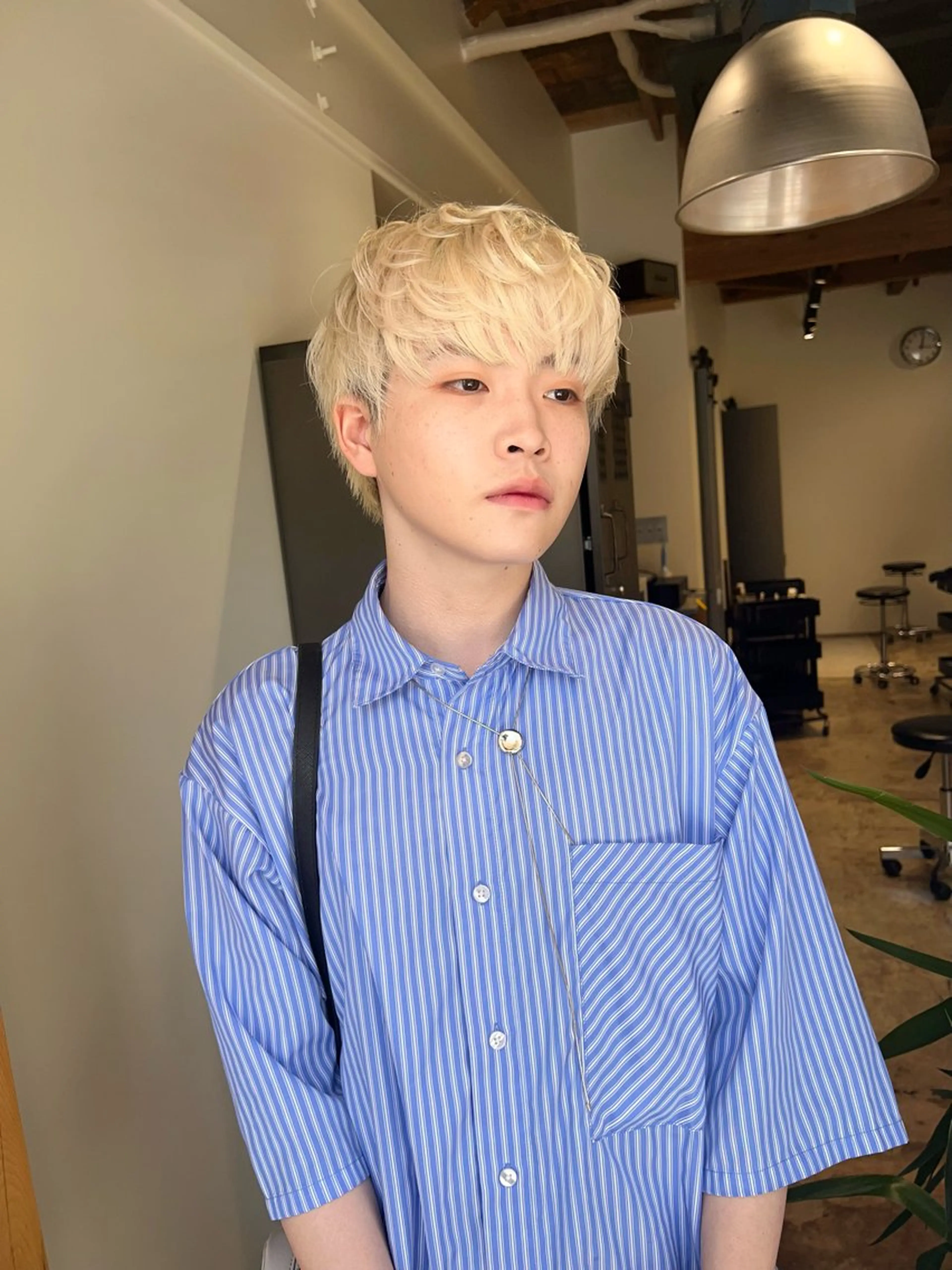 カラー メンズ nishido ハイライト/メンズのヘアスタイル