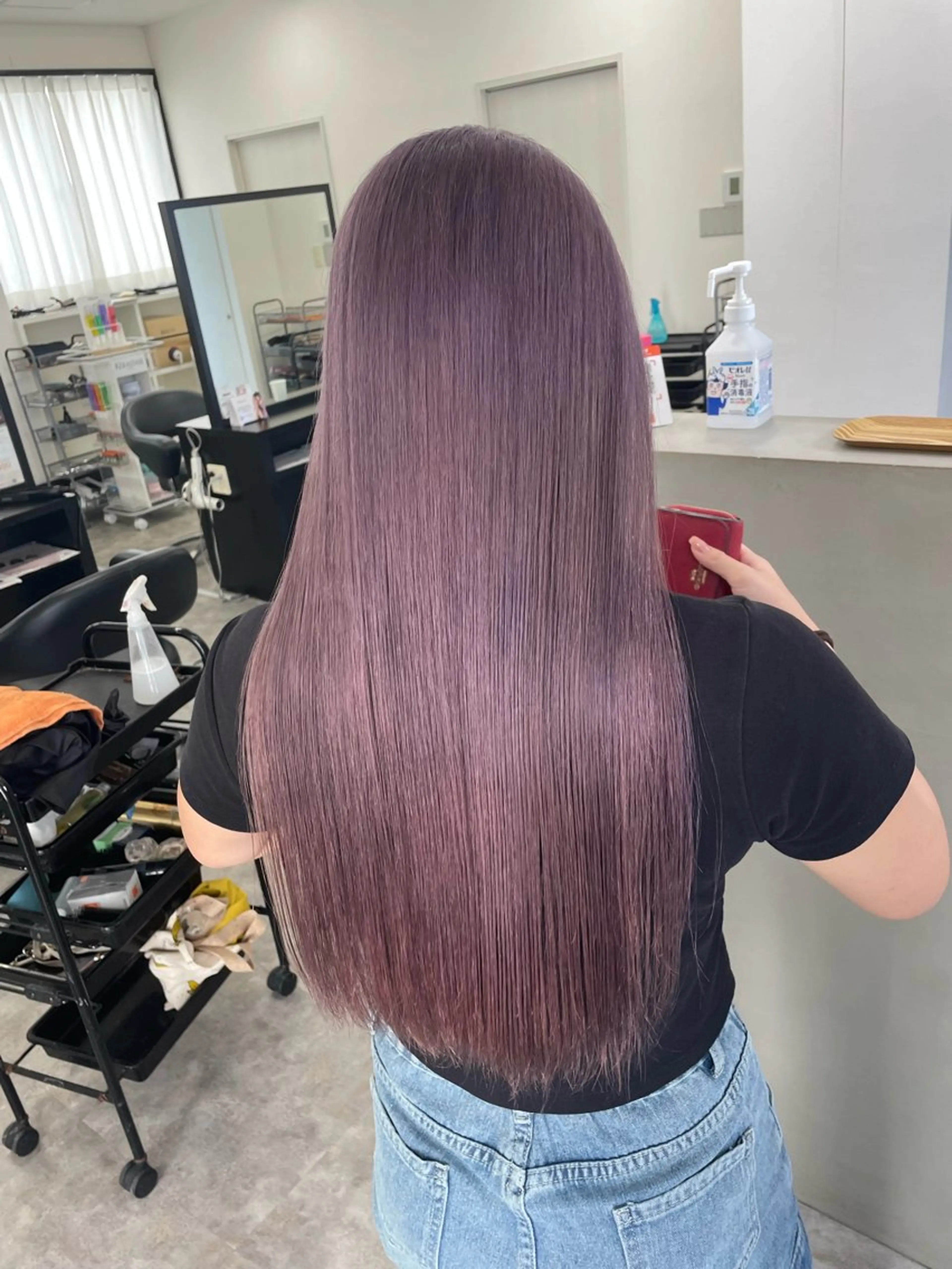 ロング カラー ピンクカラー ピンクパープル パープルカラー LOBY浦添店所属・LOBY浦添店 NABEのその他イメージ
