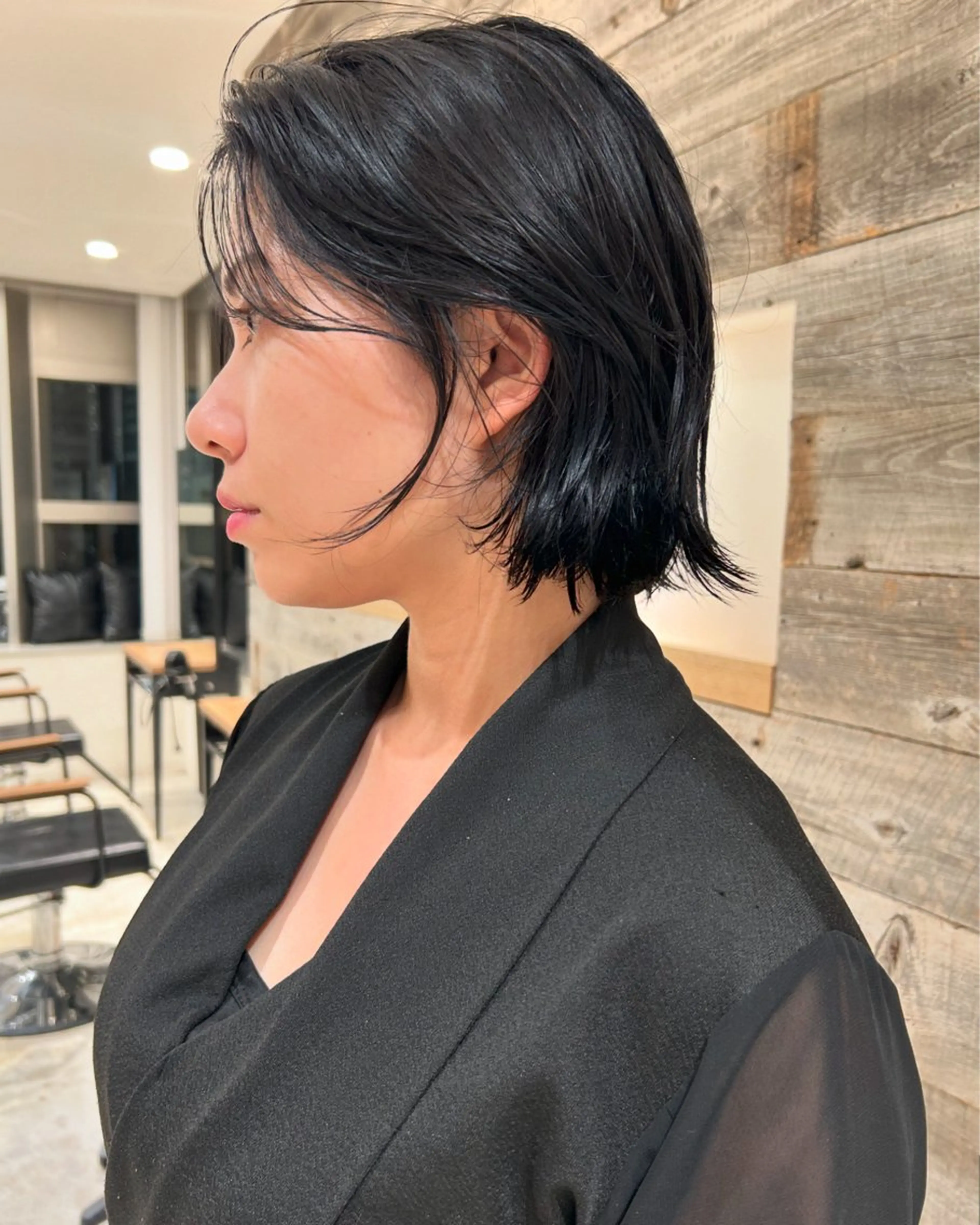 ショート パーマ カット パーマ トリートメント Loom.所属・村上雅人 ナチュラルモードのヘアスタイル