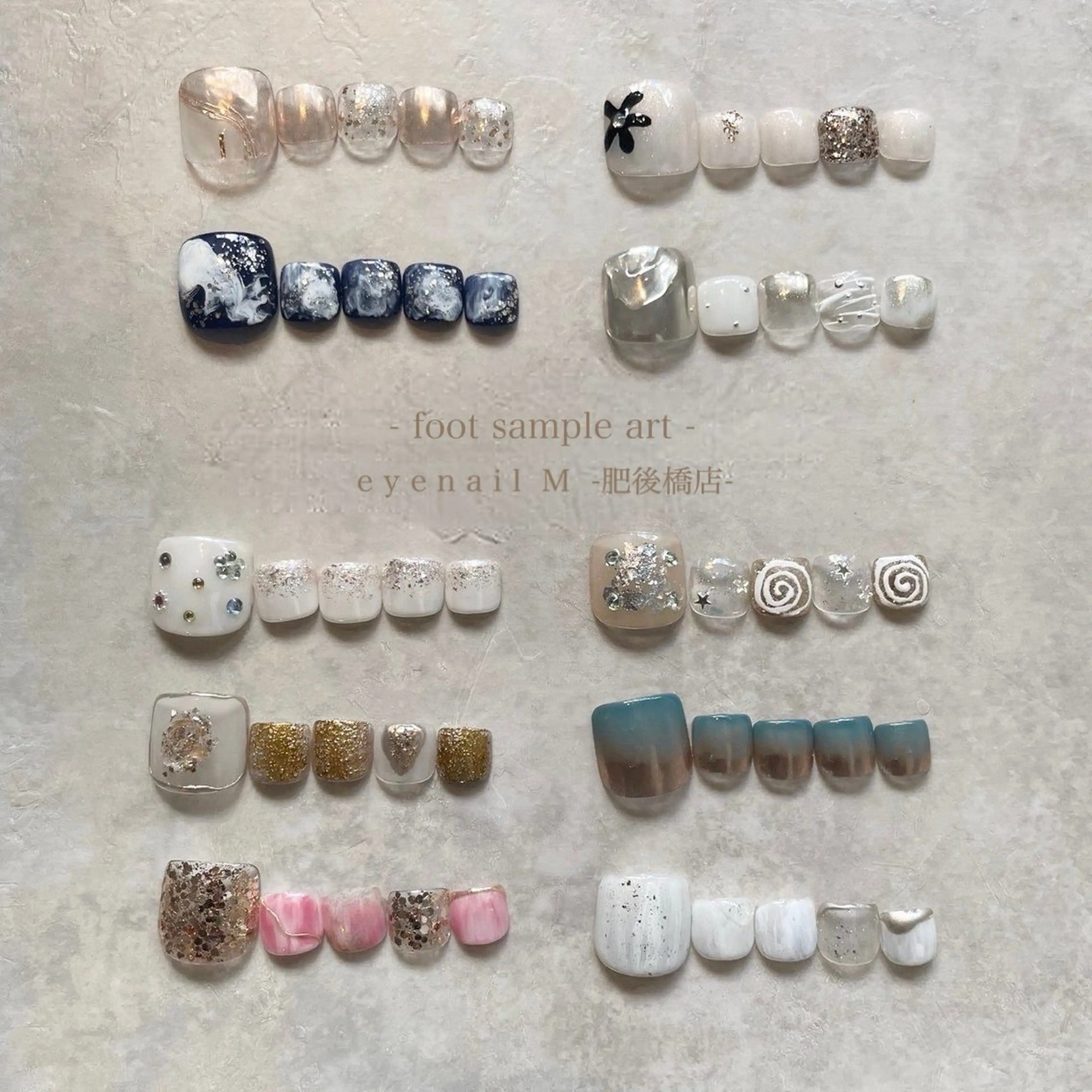 ネイル フットネイル miki 🌿のネイルデザイン