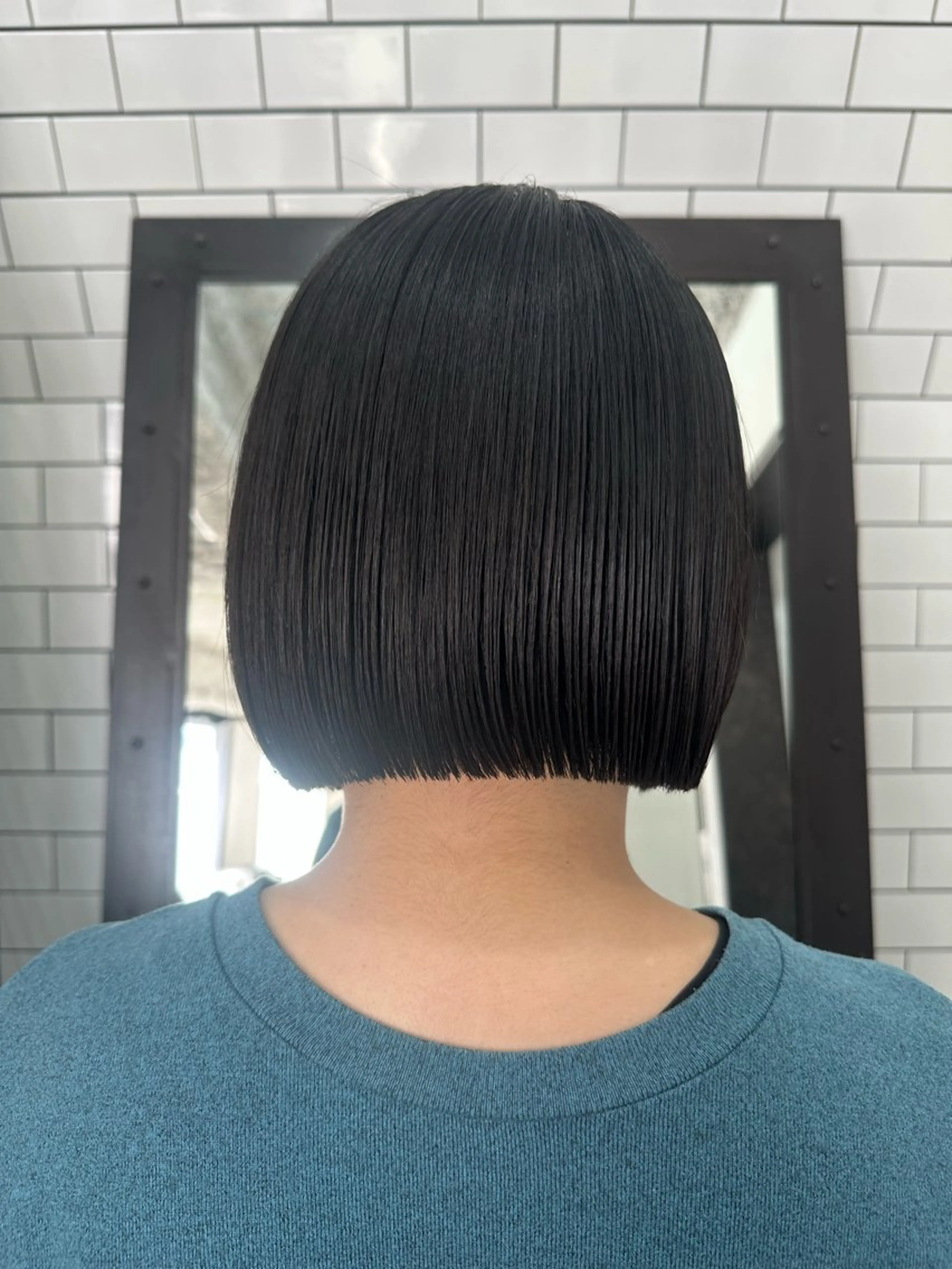 ショート カット 縮毛矯正 トリートメント 妙見 知洋のヘアスタイル