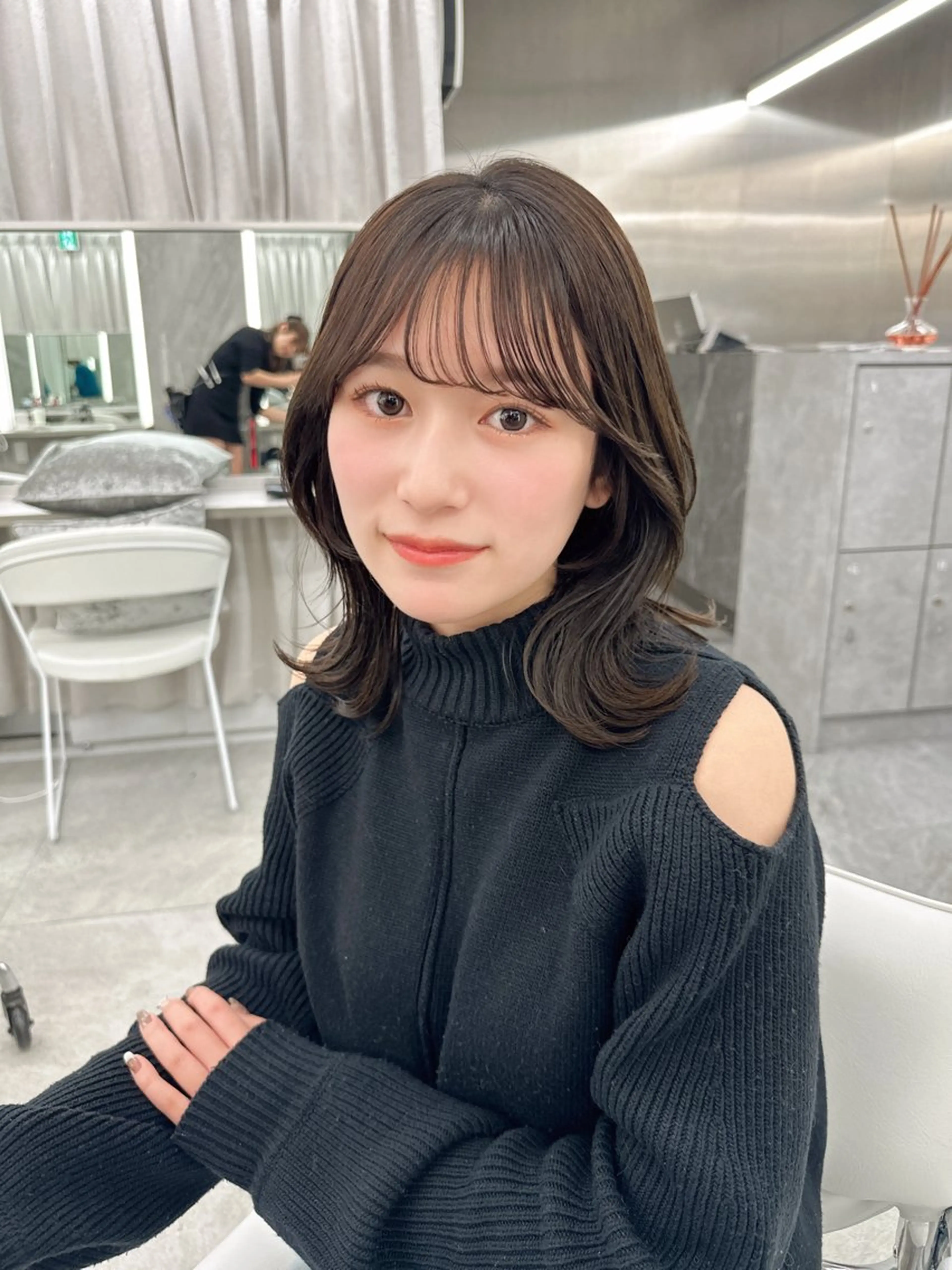 ショート MAEUL所属・🍑韓国風レイヤー 🍑莉子のヘアスタイル