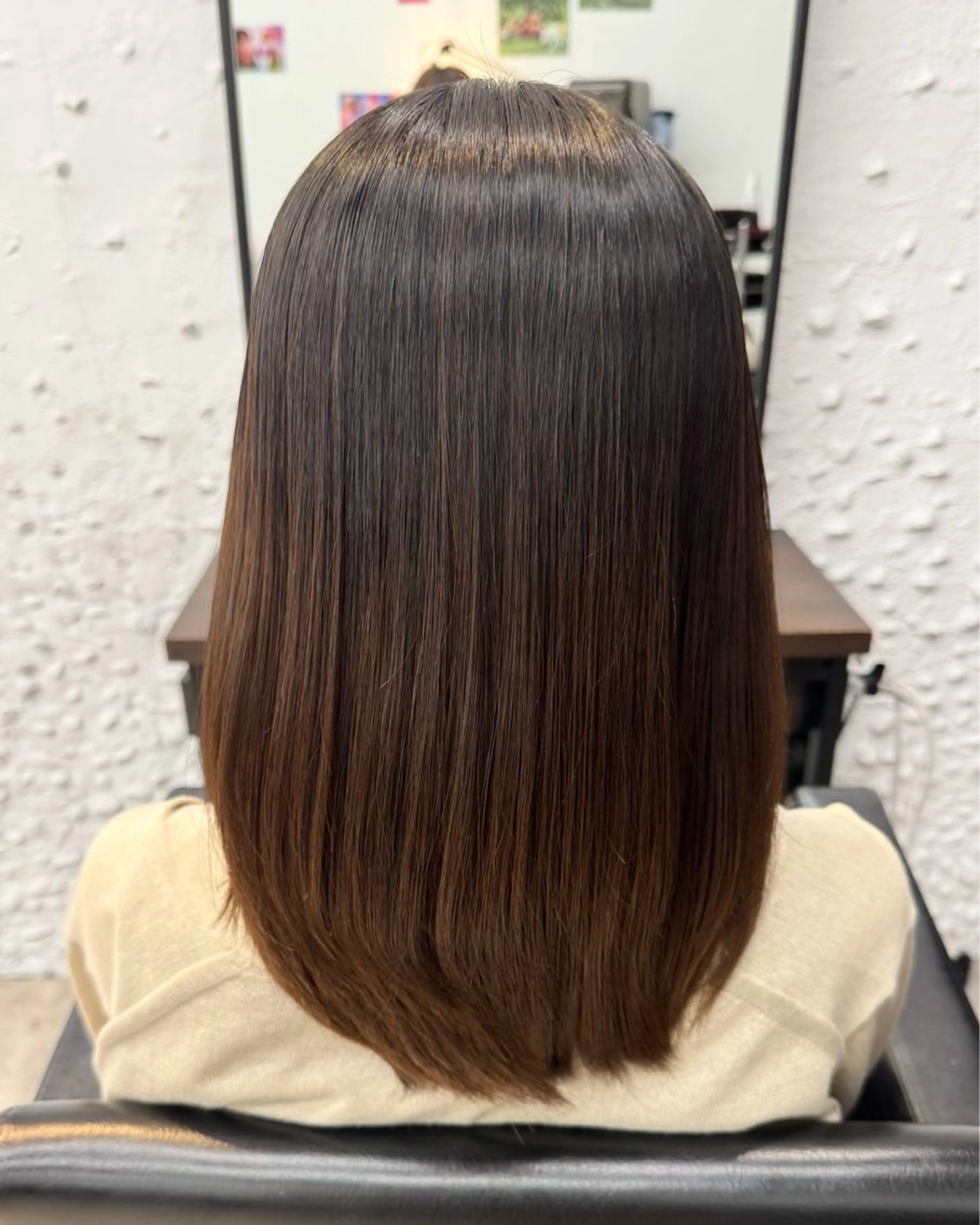 縮毛矯正 トリートメント 暖色/ダブルカラー/ レッド/ kanaのヘアスタイル
