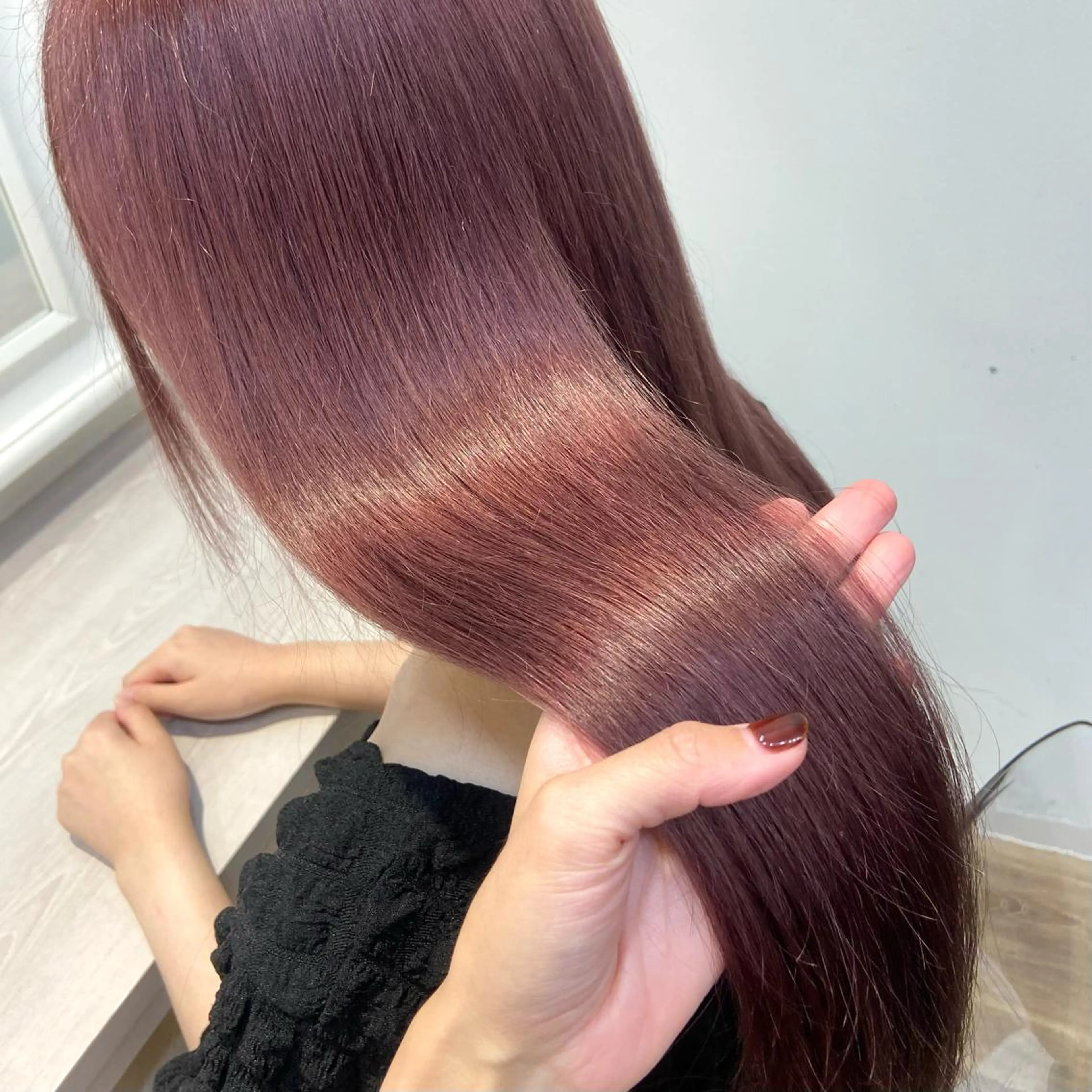 ロング カラー ベージュカラー ブリーチ ケアブリーチ 透明感カラー ダブルカラー mai 🥀 パーマモデル募集🌀のヘアスタイル