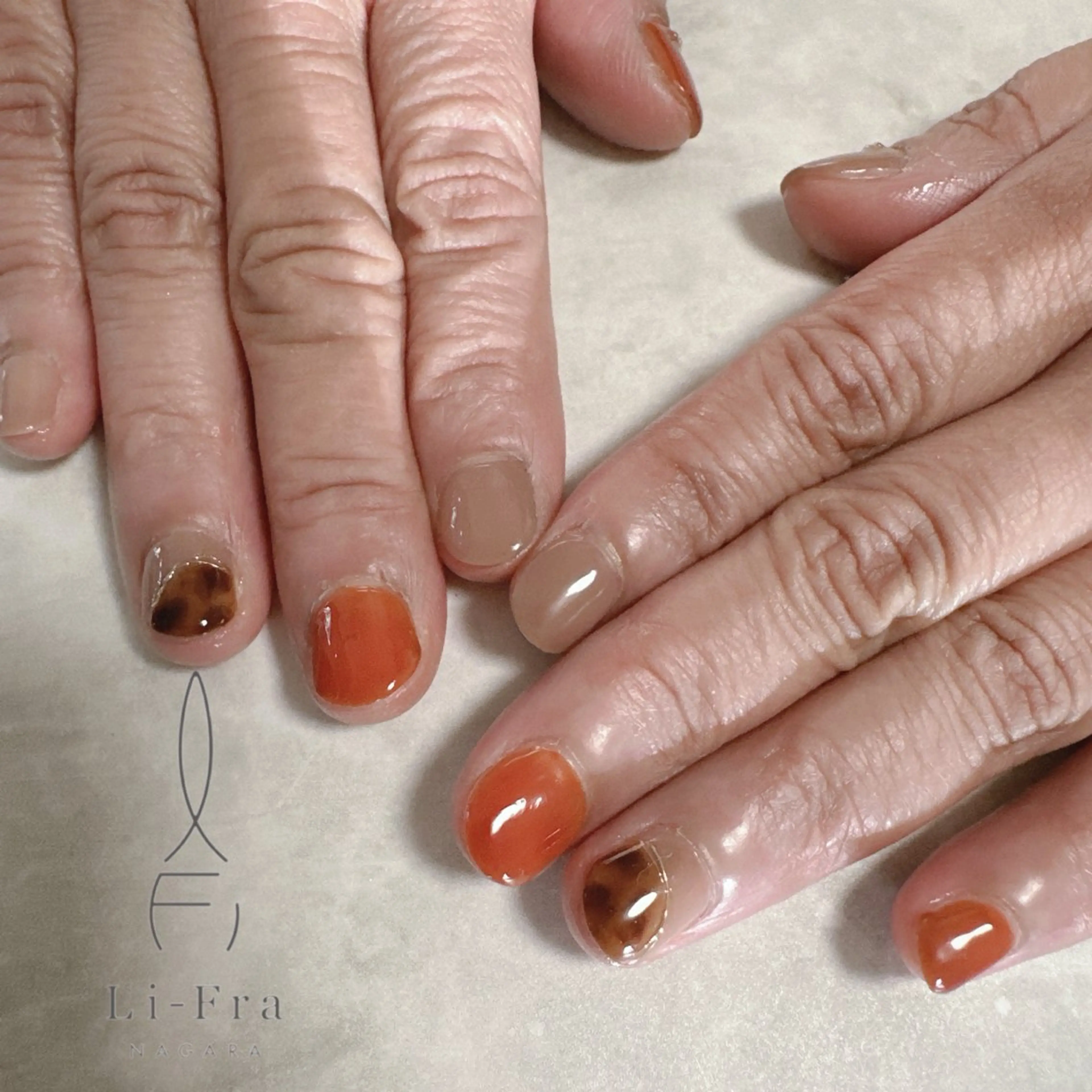 ネイル フットネイル li-fra RINAのネイルデザイン