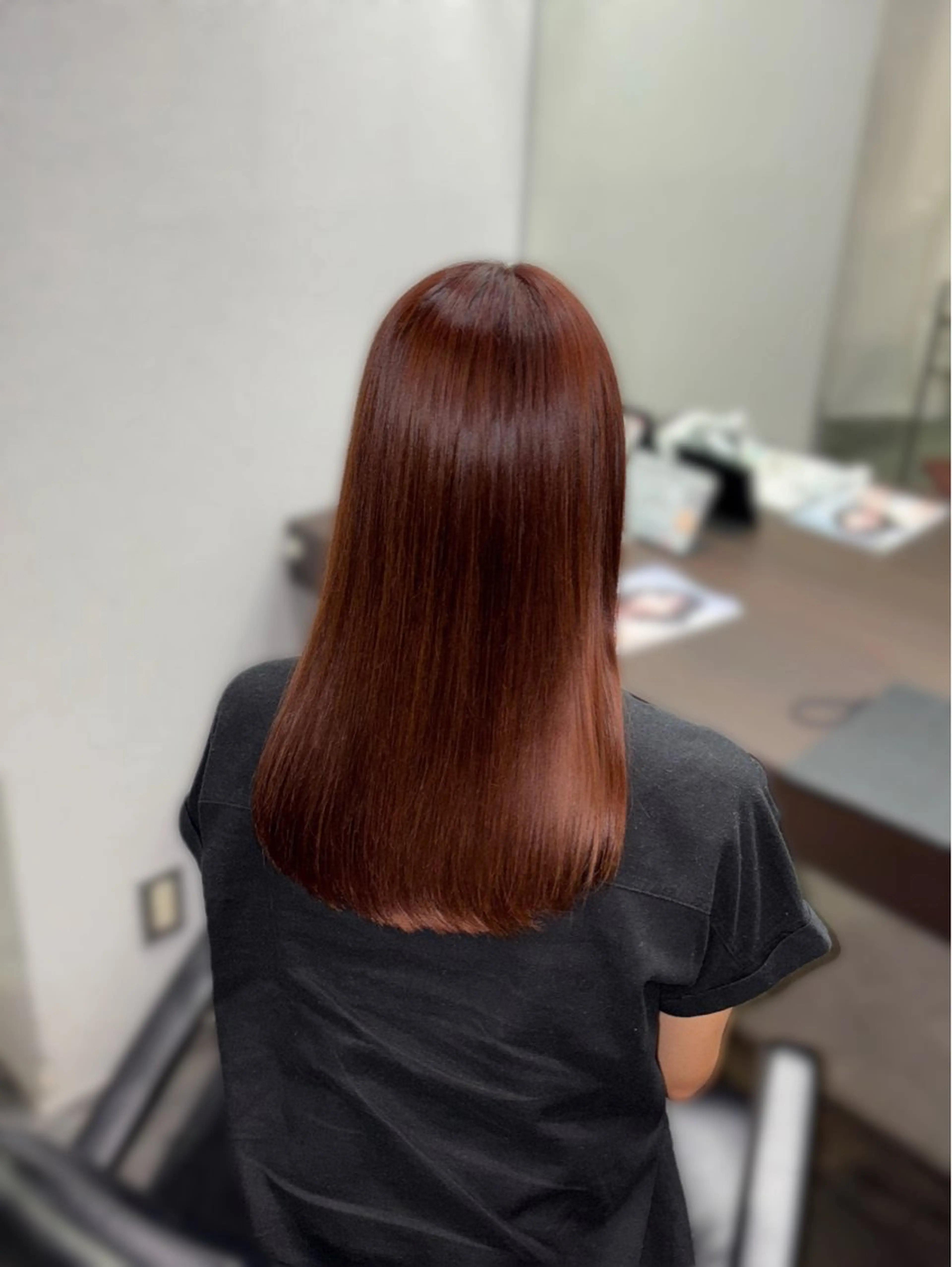 セミロング 石田 亜弥のヘアスタイル