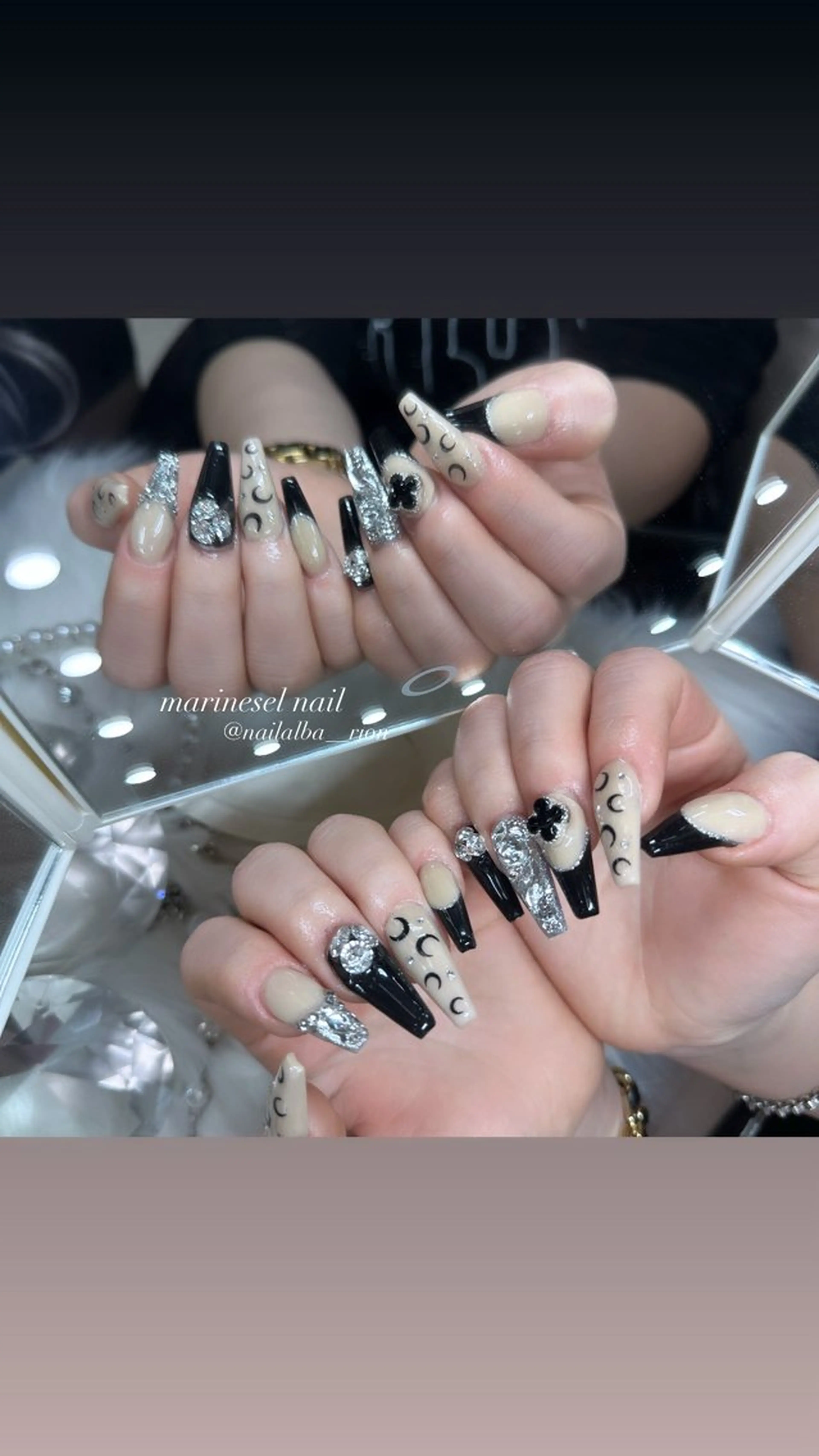 ネイル 加納 莉音のネイルデザイン