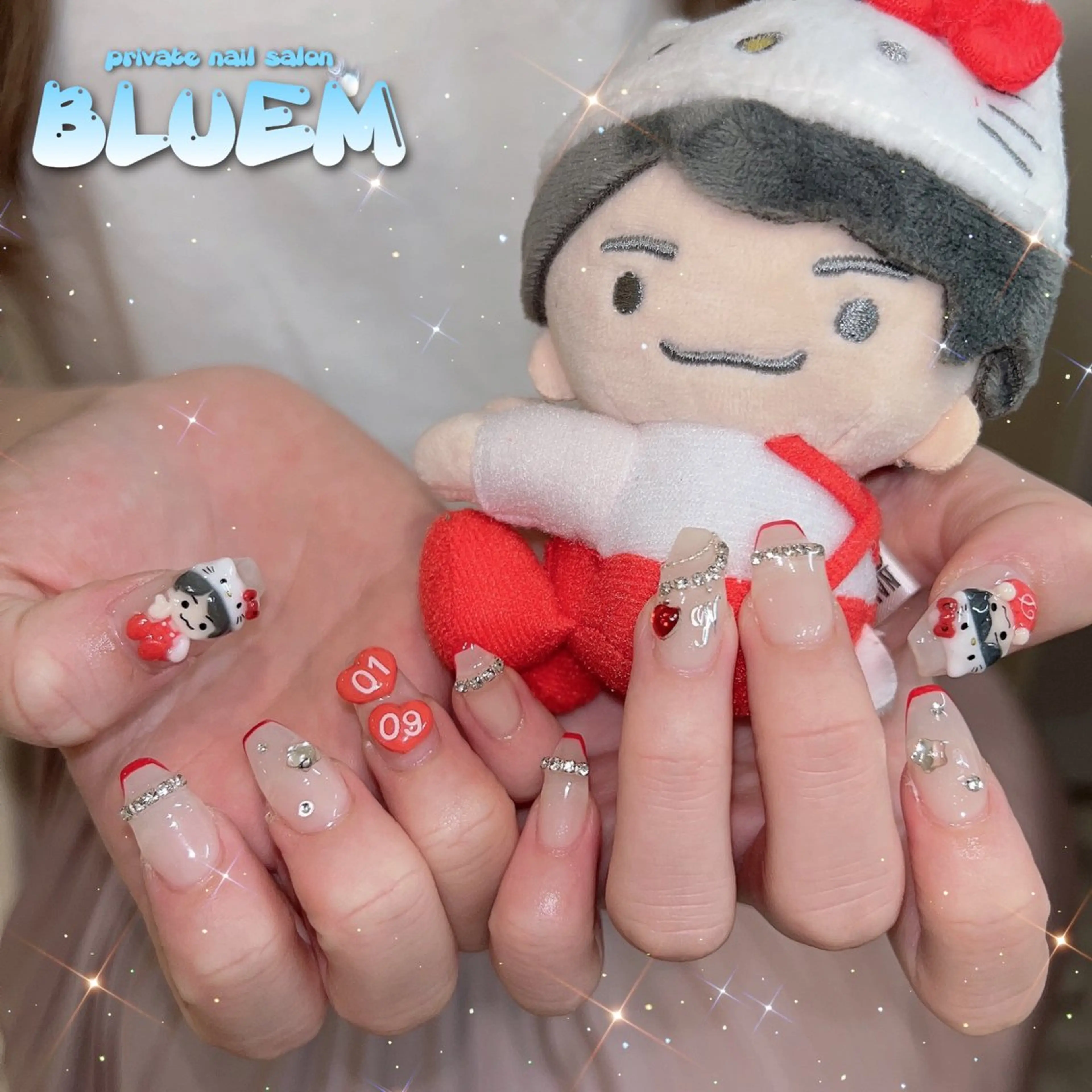 ネイル 持ち込み ハンドネイル BLUEM なな🐶のネイルデザイン