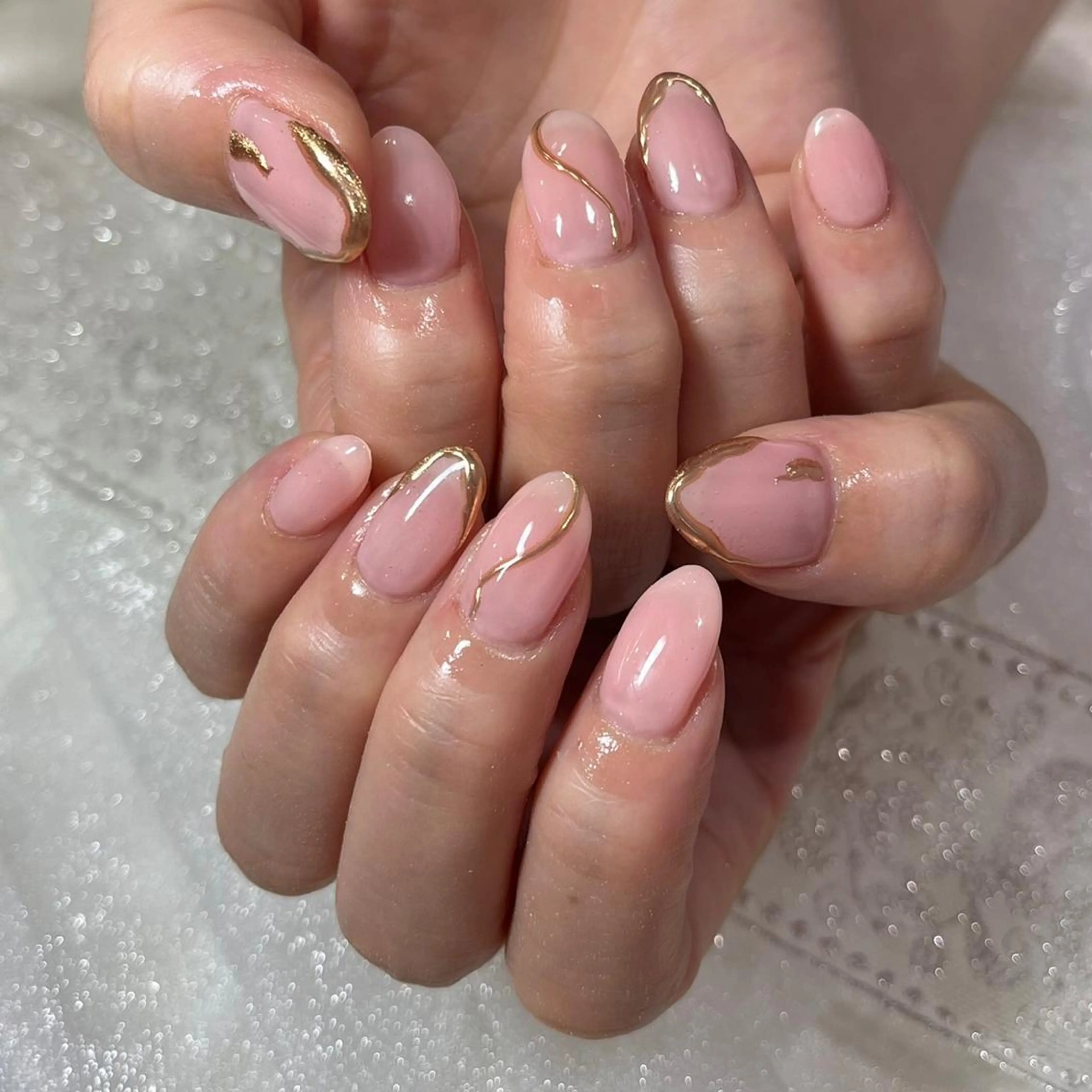 セミロング カラー パーマ ヘアアレンジ メンズ キッズ ネイル マツエク・マツパ アイブロウ メンズ韓国風 韓国風マツエク 韓国風ヘア オーロラネイル クリアネイル Salon Ｋのネイルデザイン