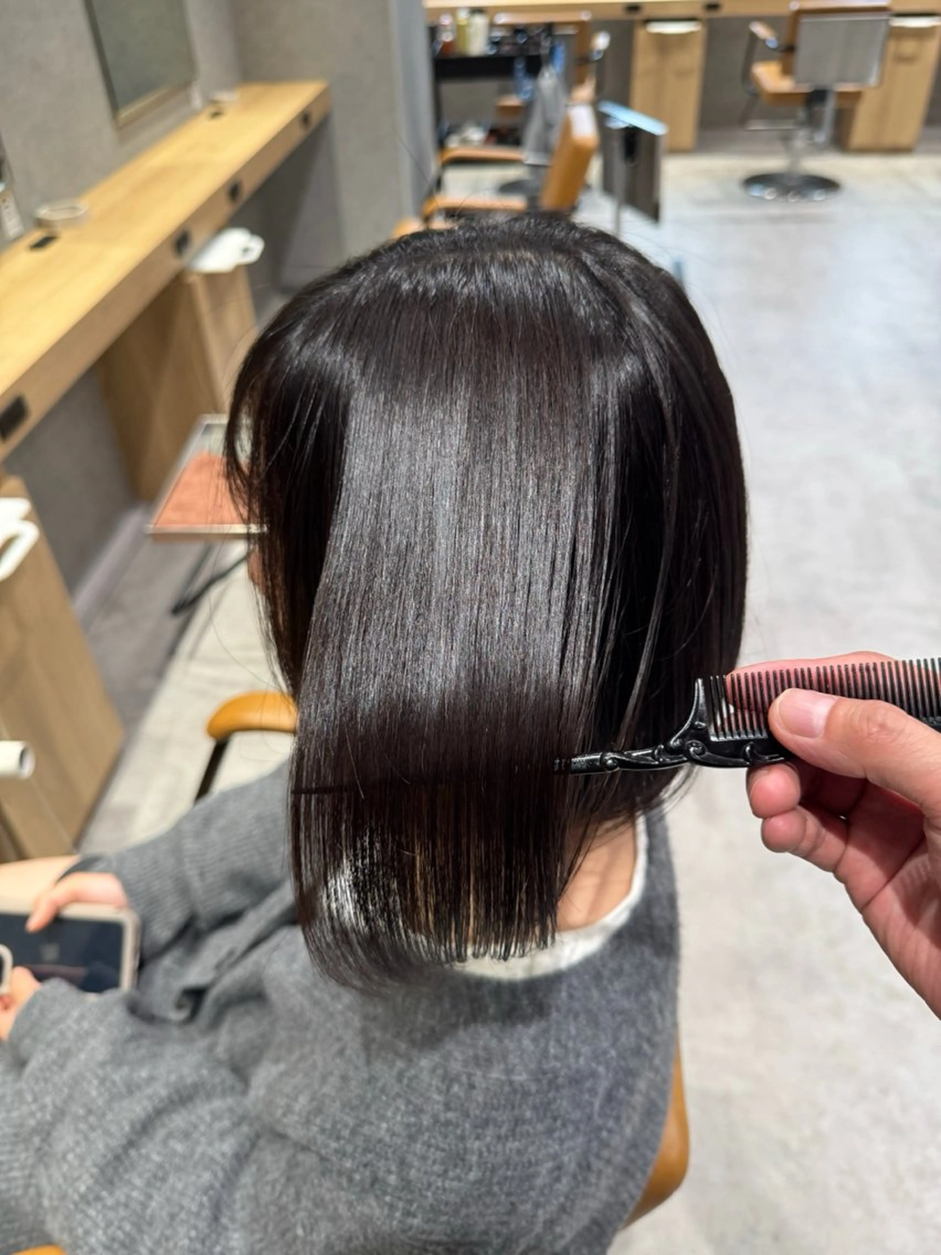 ミディアム カラー ヘアカラー 青木 あいかのヘアスタイル