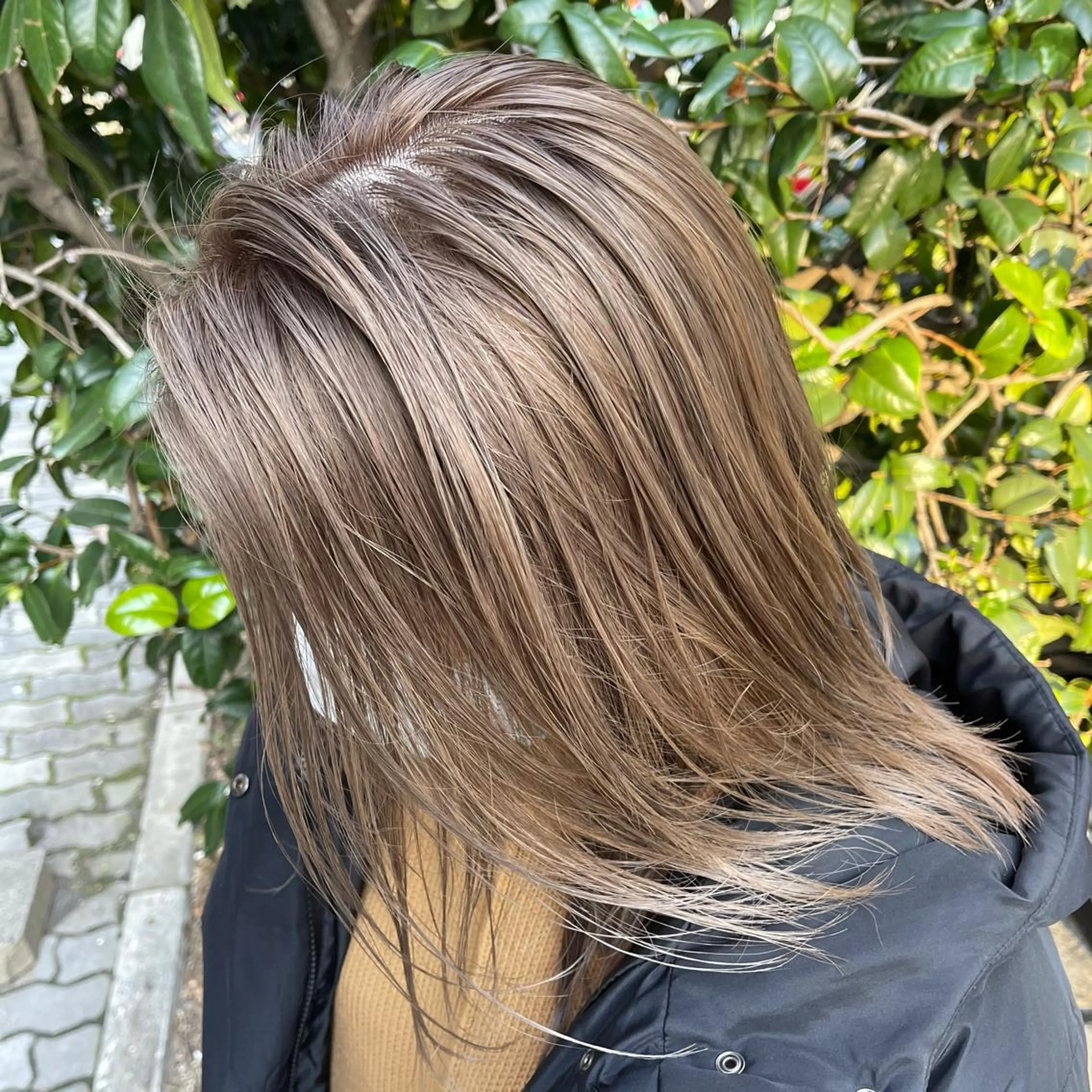 ミディアム ワンホンヘア ケラチン/Kaitoのヘアスタイル