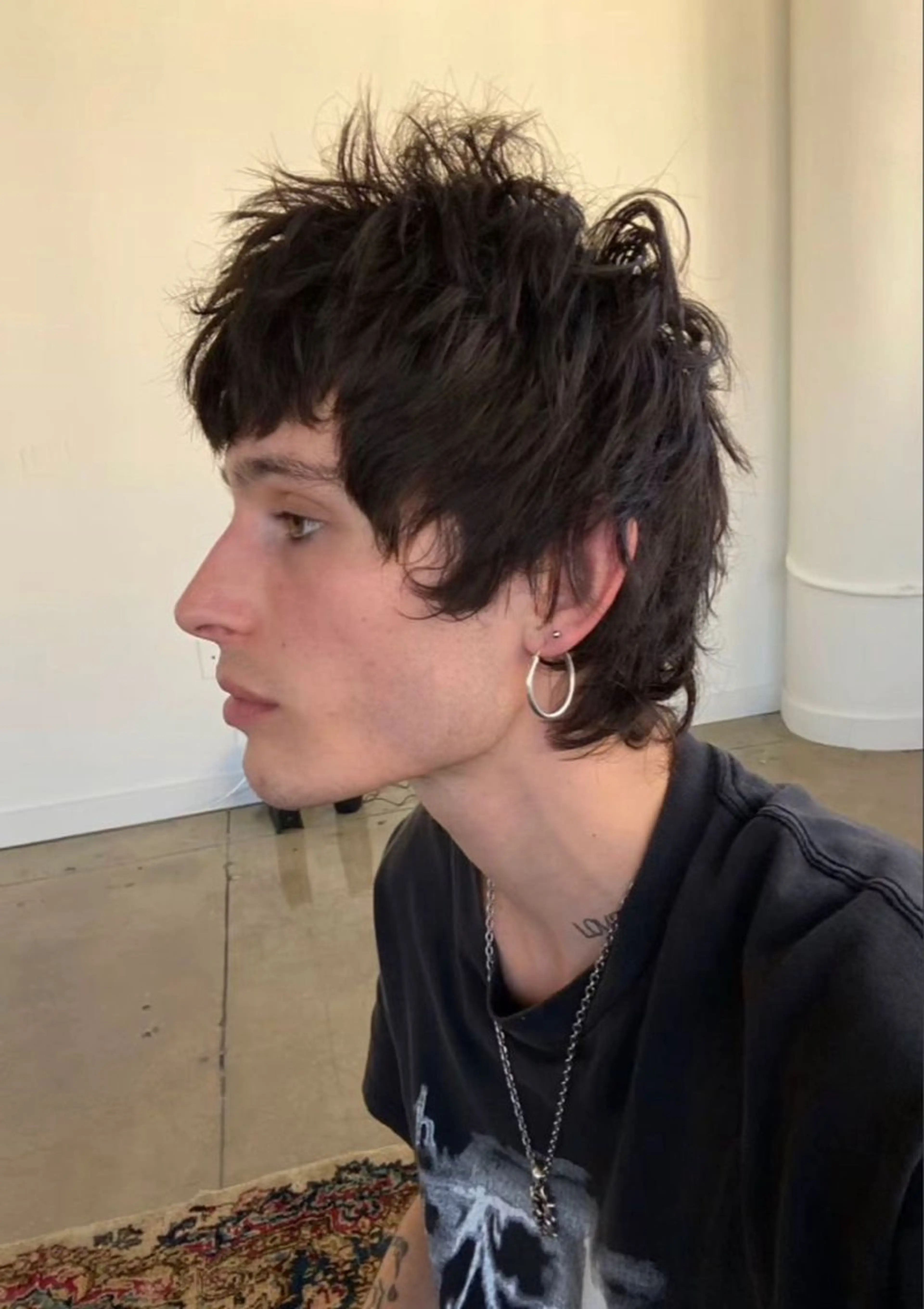 ショート パーマ メンズ カット 吉田一輝 外国人パーマのヘアスタイル