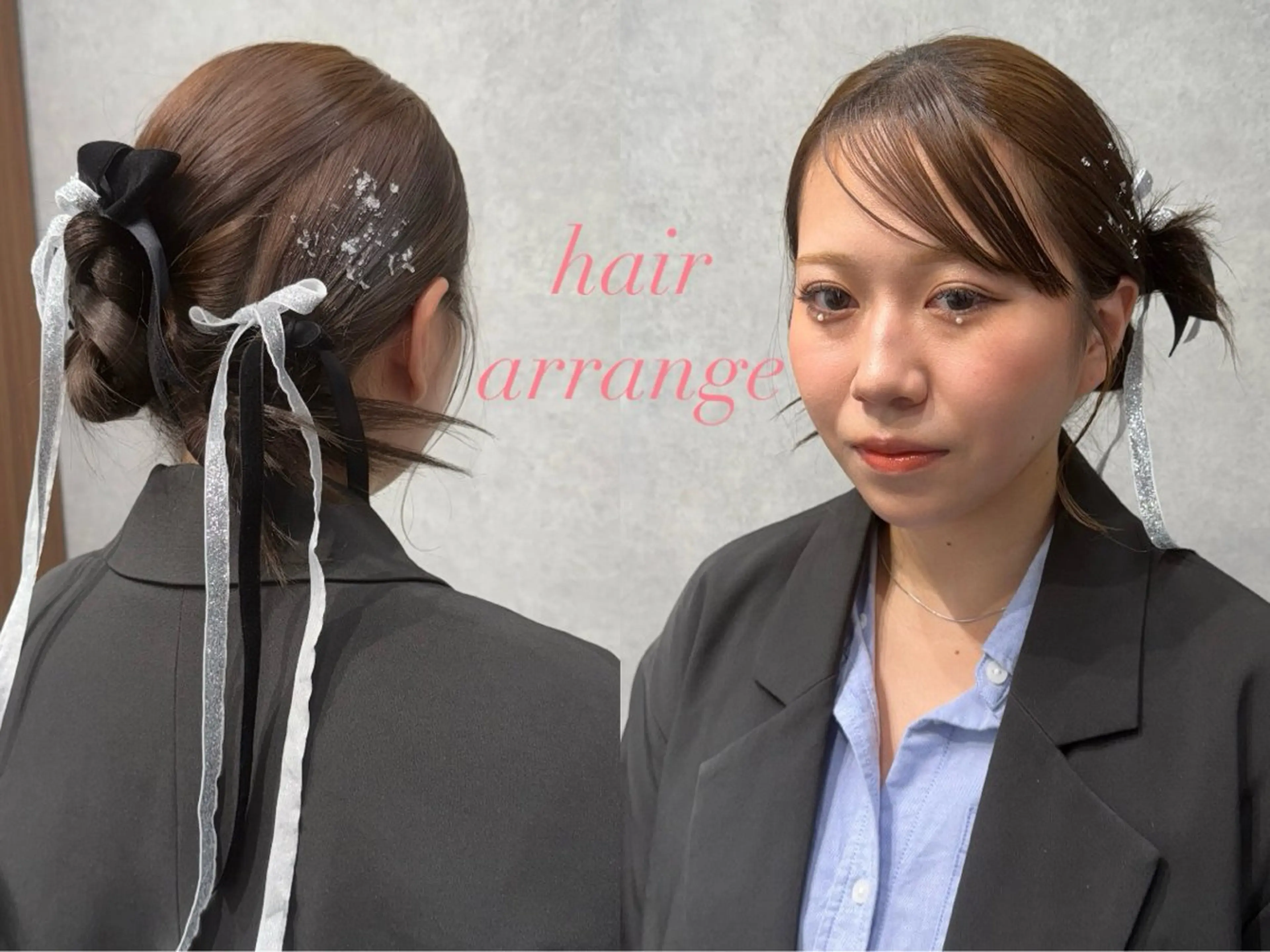 ミディアム カラー ヘアアレンジ ヘアセット Daisy🎀【福岡 美容室】chiakiのヘアスタイル