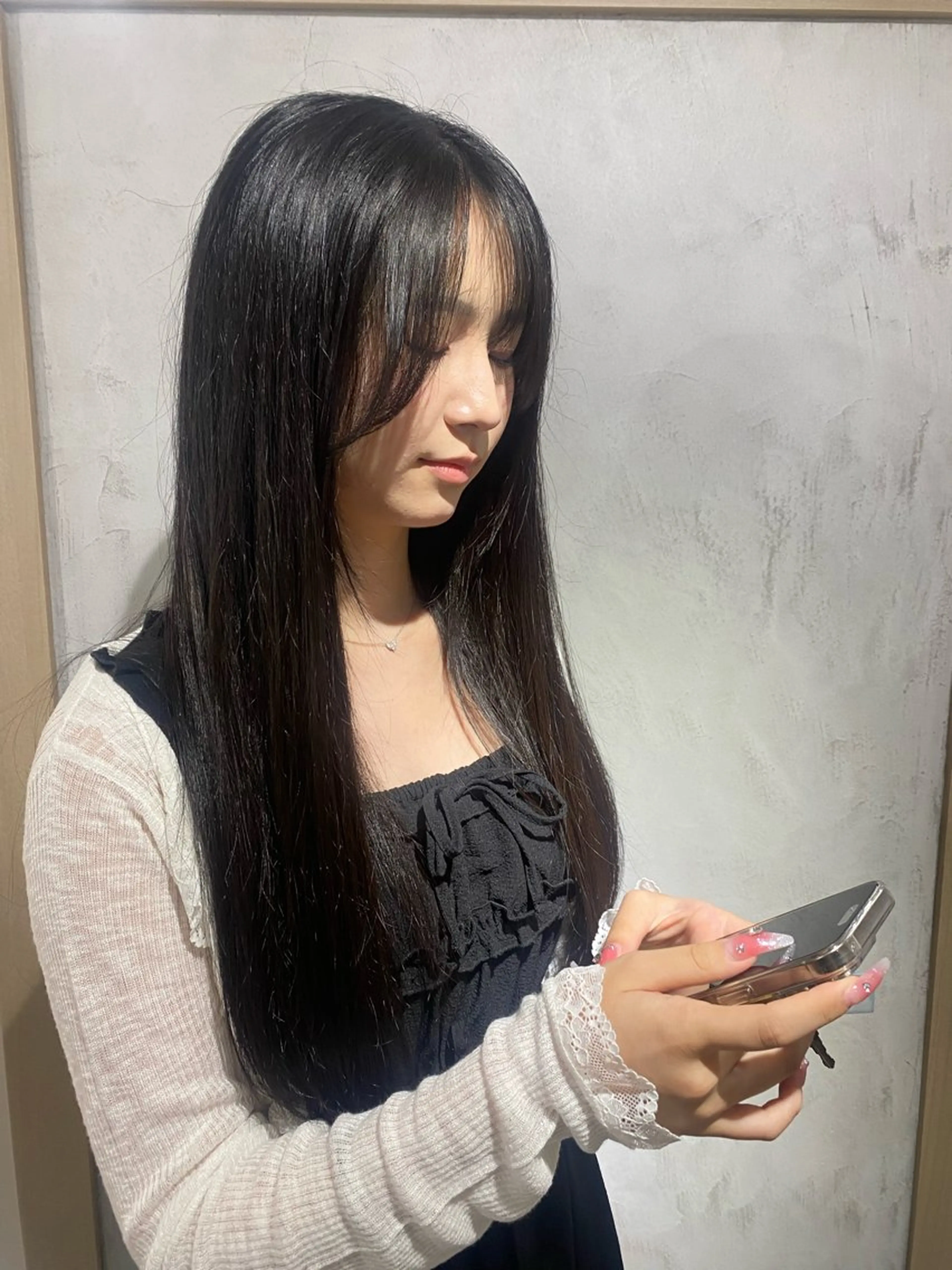 ロング カラー カット ヘアカラー トリートメント 🫧るみ/髪質改善/ 透明感カラー🫧のヘアスタイル