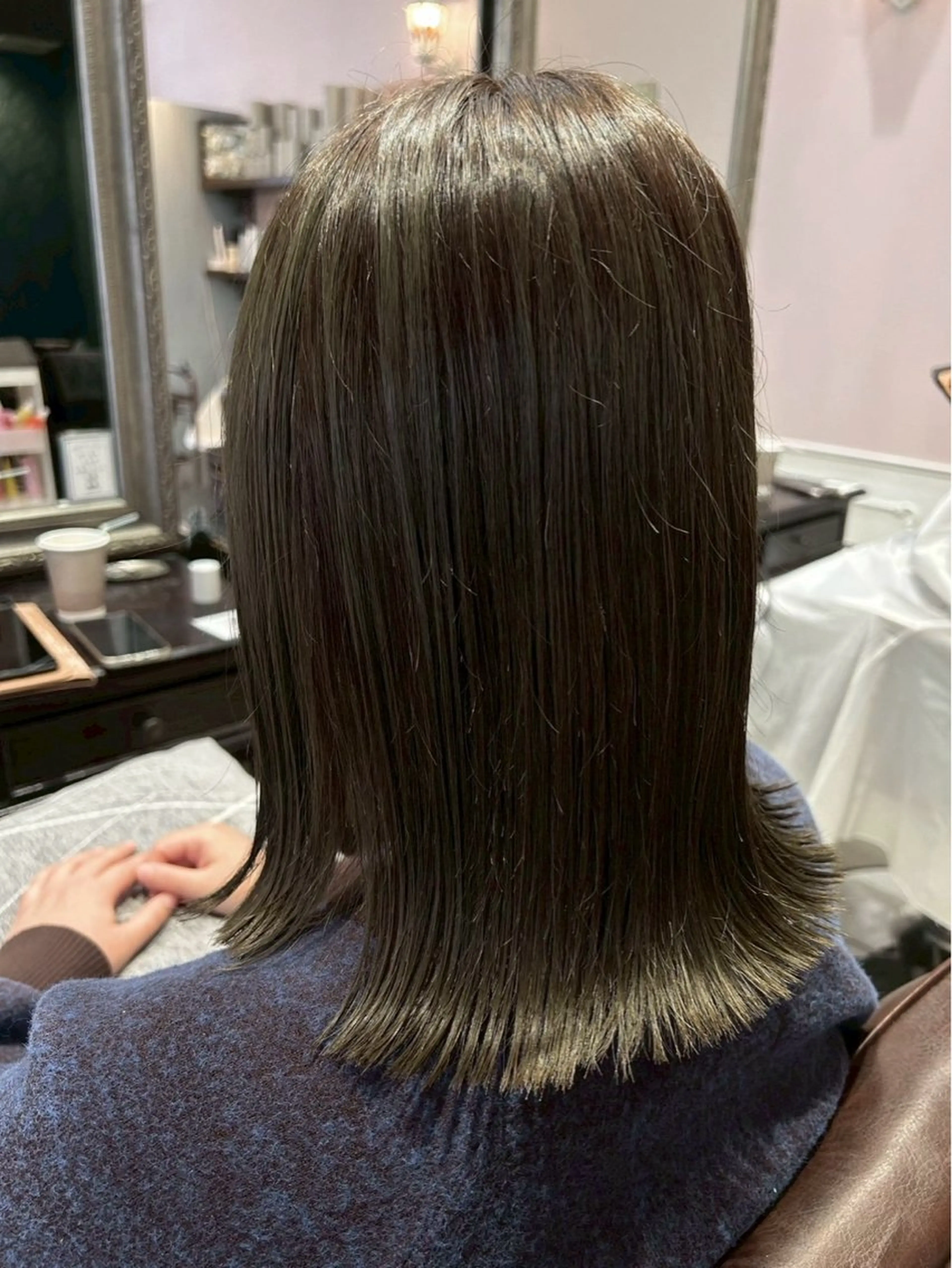 🧴💗【ツヤ感UPカラー×最高の手触り】マグネットカラー＋4STEPトリートメントの写真