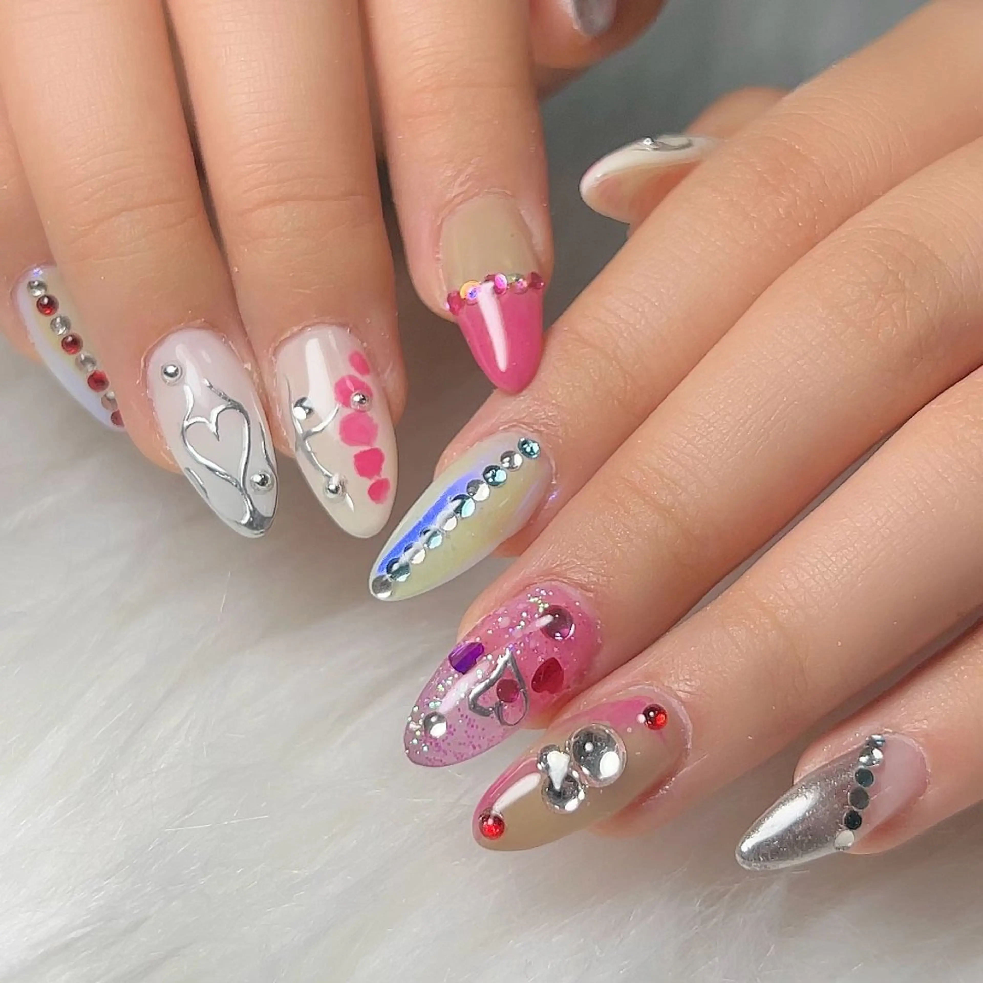 ネイル ハンドネイル 【Yappy🌈】 💖P-tanaのネイルデザイン