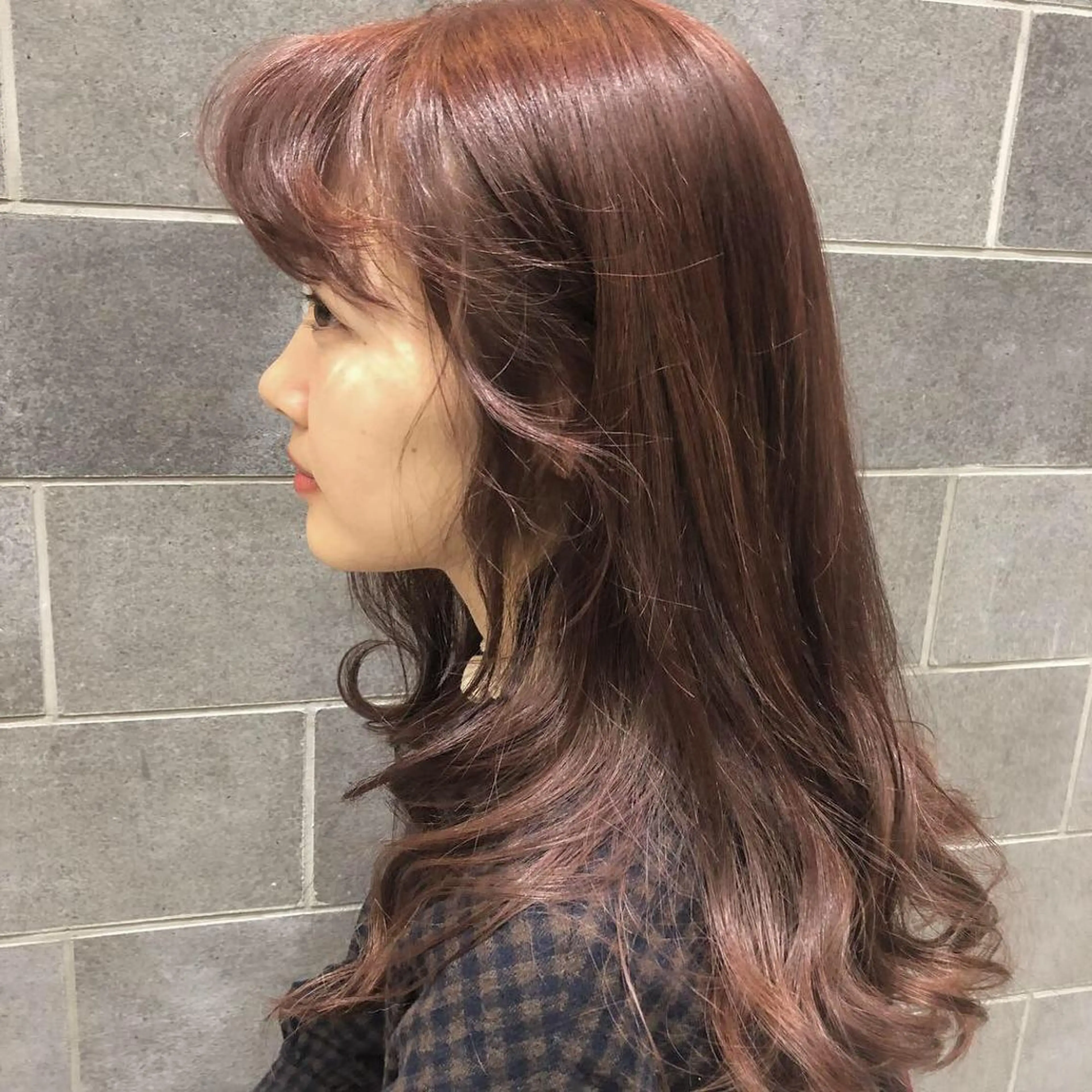 ロング カラー カトウ ユウカのヘアスタイル