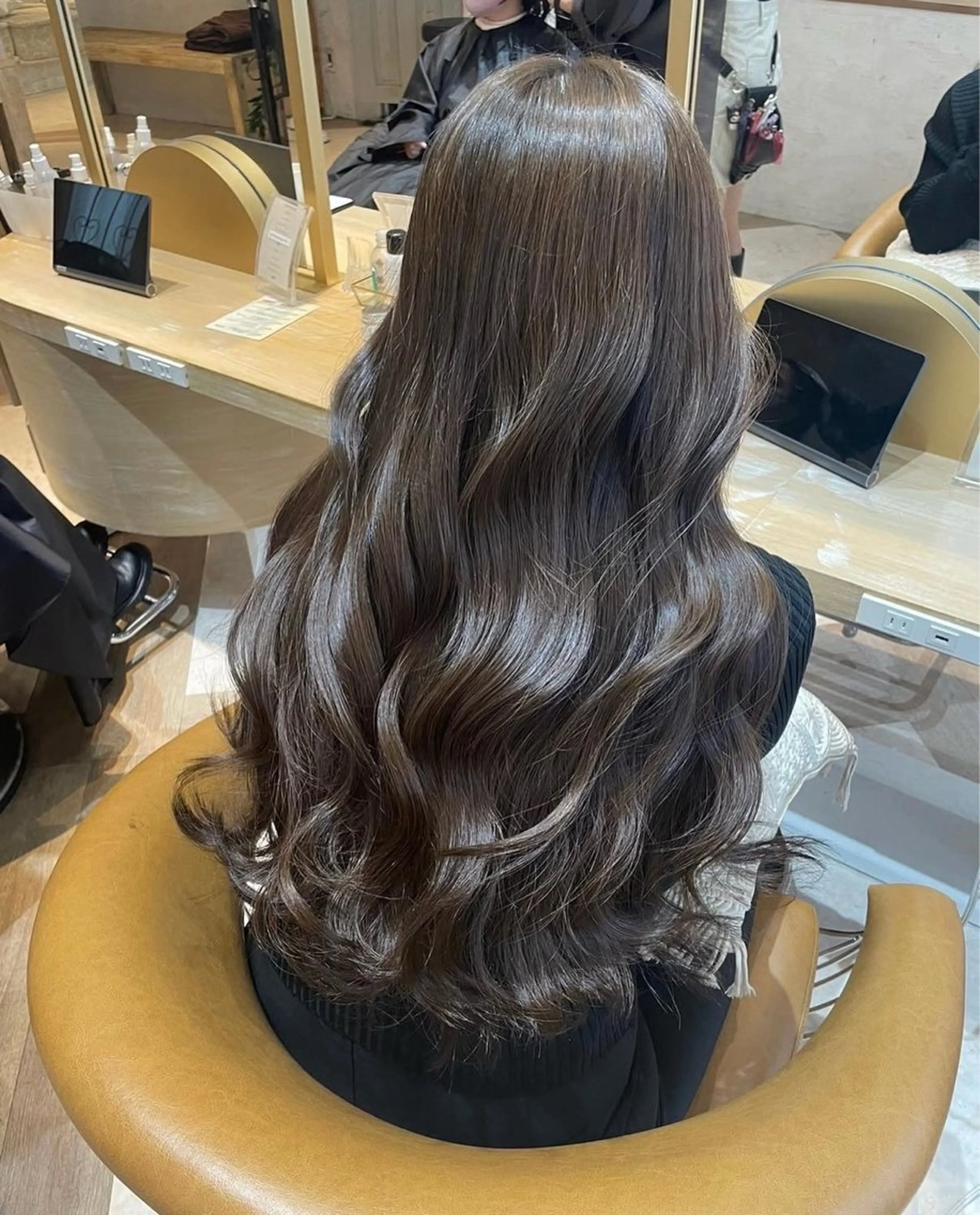 ロング カラー ヘアアレンジ ヘアカラー みっちー/ブリーチ なしダブルカラーのヘアスタイル