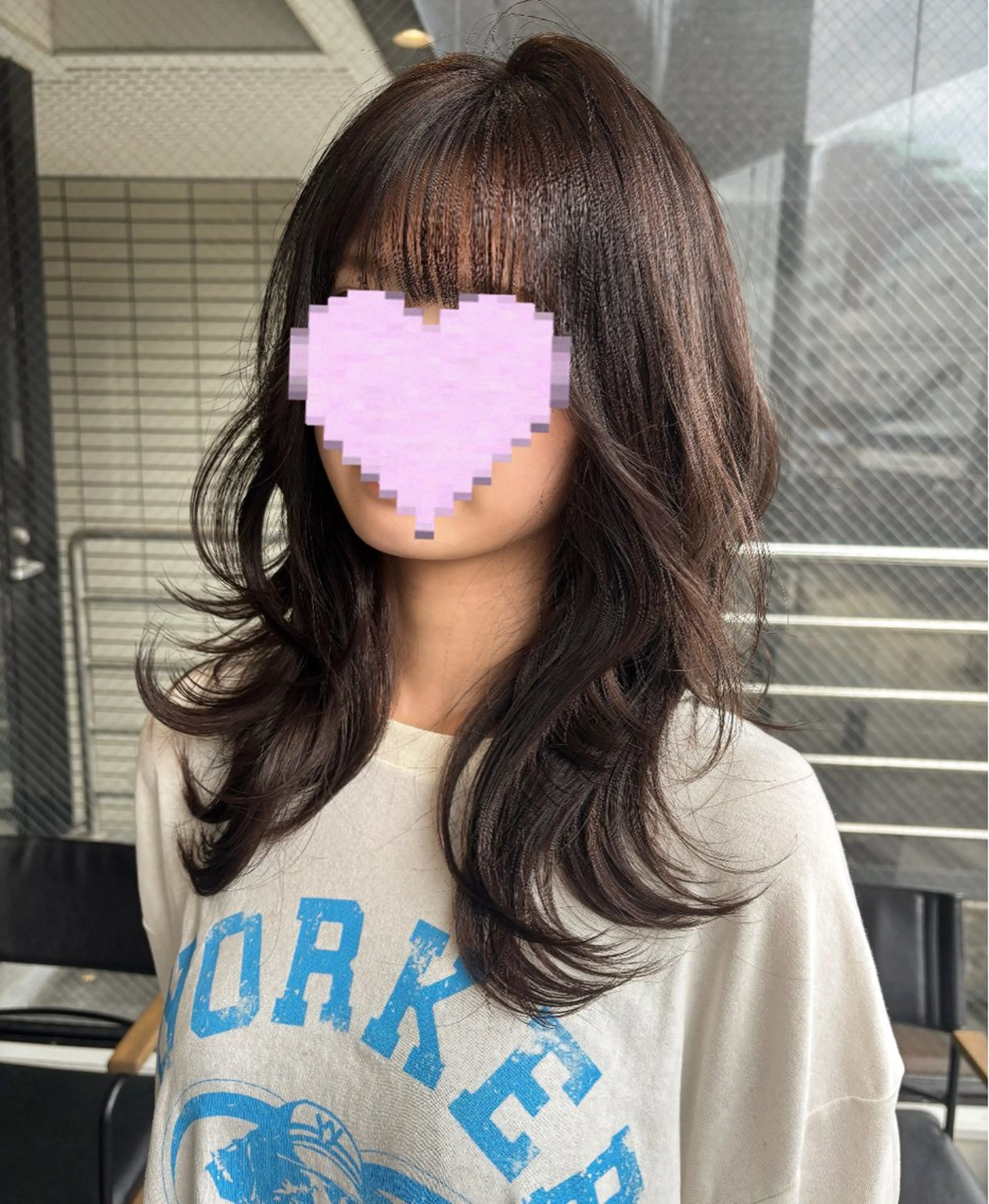 ロング カット ヘアカラー トリートメント 横田 凜子~yaanのヘアスタイル