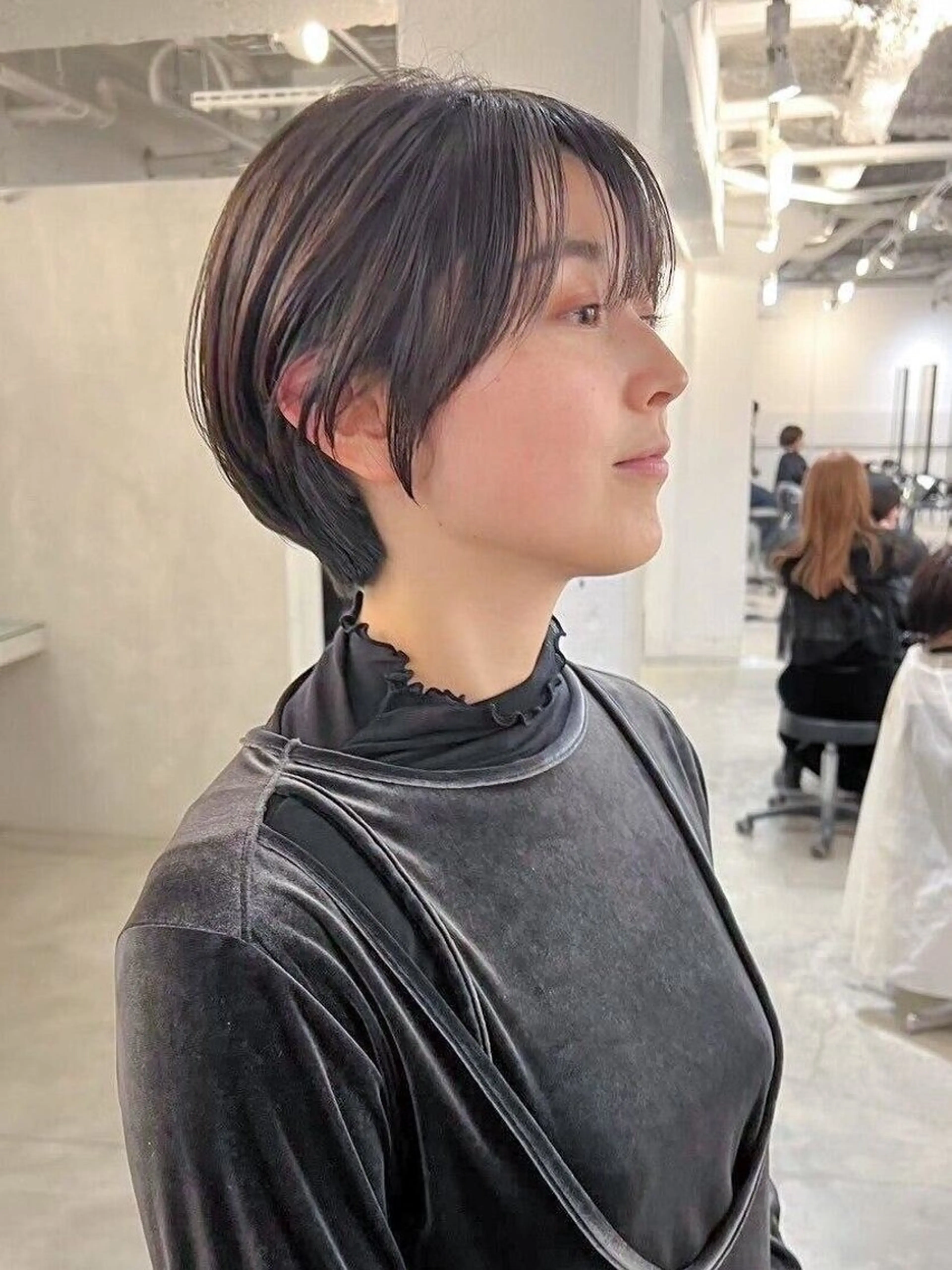 ショート カラー ショートヘア カット ヘアカラー トリートメント haruna🪽シ ョート/透明感カラーのヘアスタイル