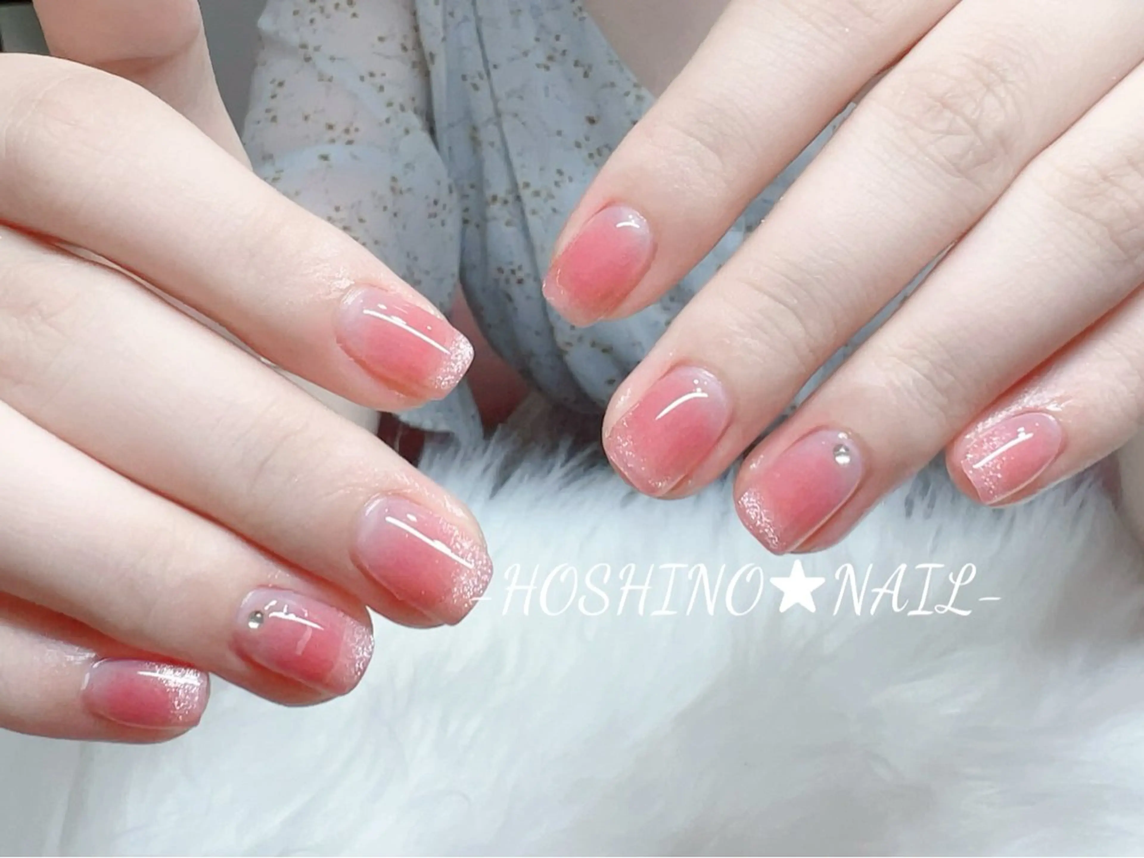 ネイル オーロラネイル チークネイル ドット フットネイル フレンチネイル ハンドネイル ★HOSHINO NAIL★新宿店のネイルデザイン