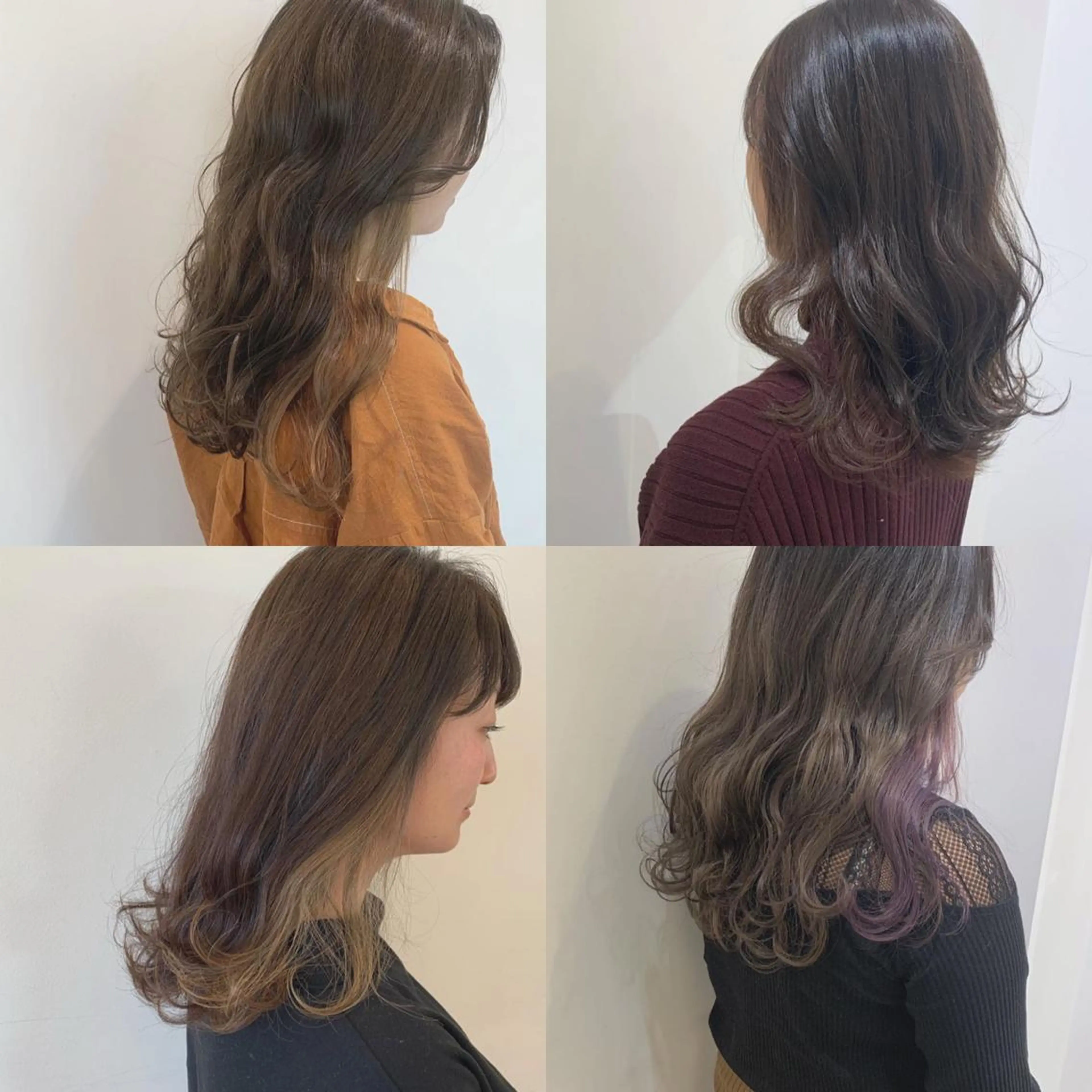 ロング 津秋 朝美のヘアスタイル