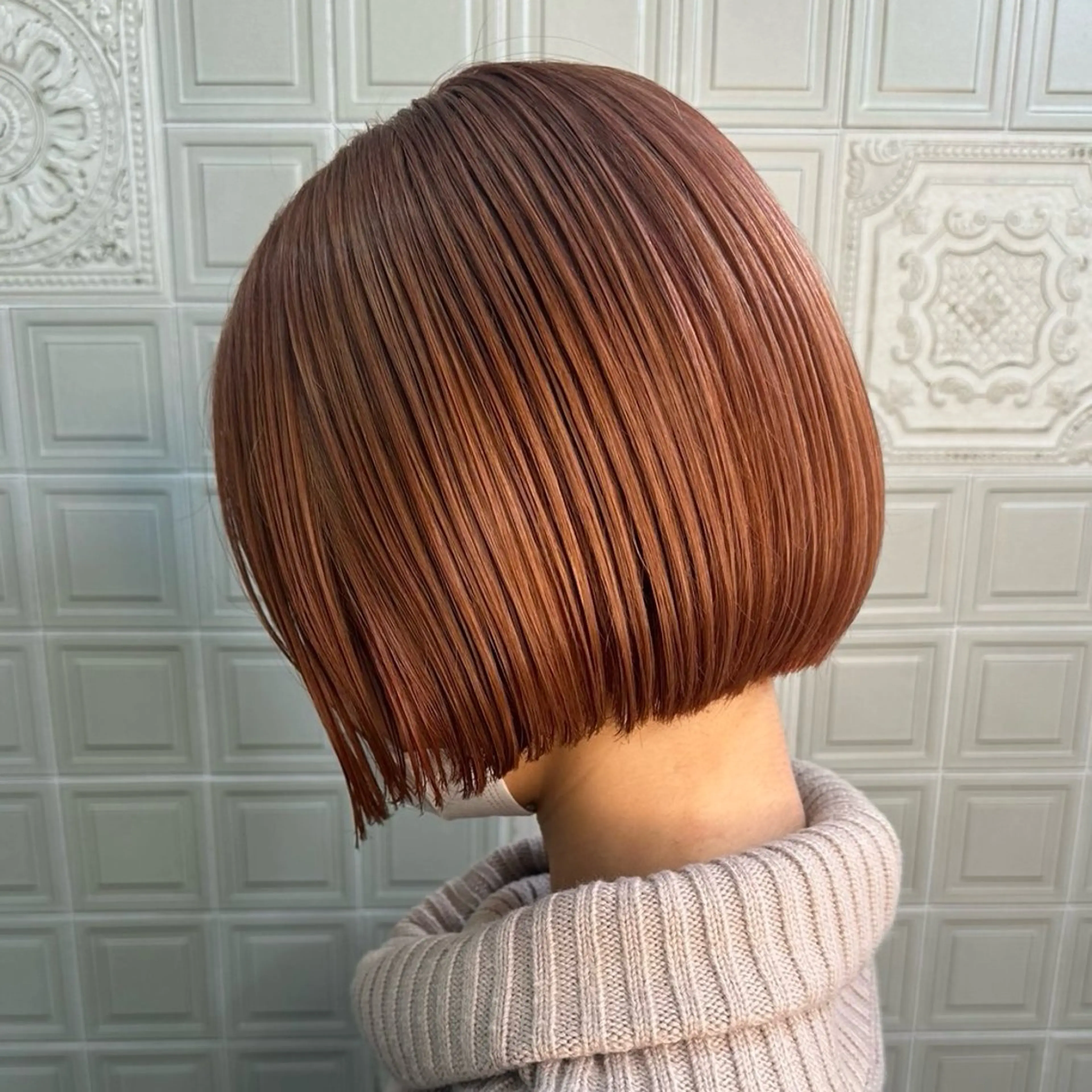 ショート カラー カット トリートメント アオヌマ コハルのヘアスタイル