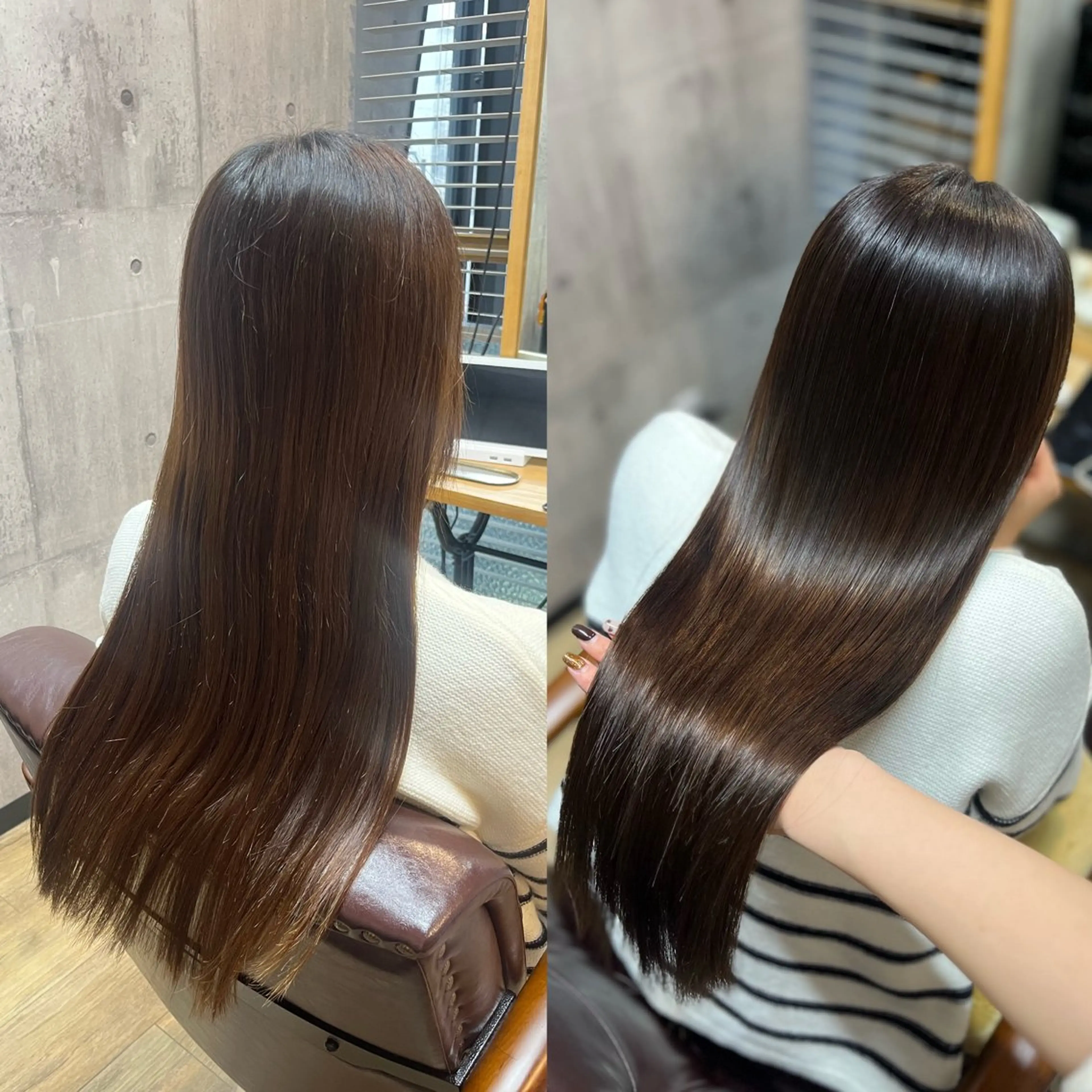 ロング カット 縮毛矯正 トリートメント 艶髪🌈ムラカミ サキのヘアスタイル