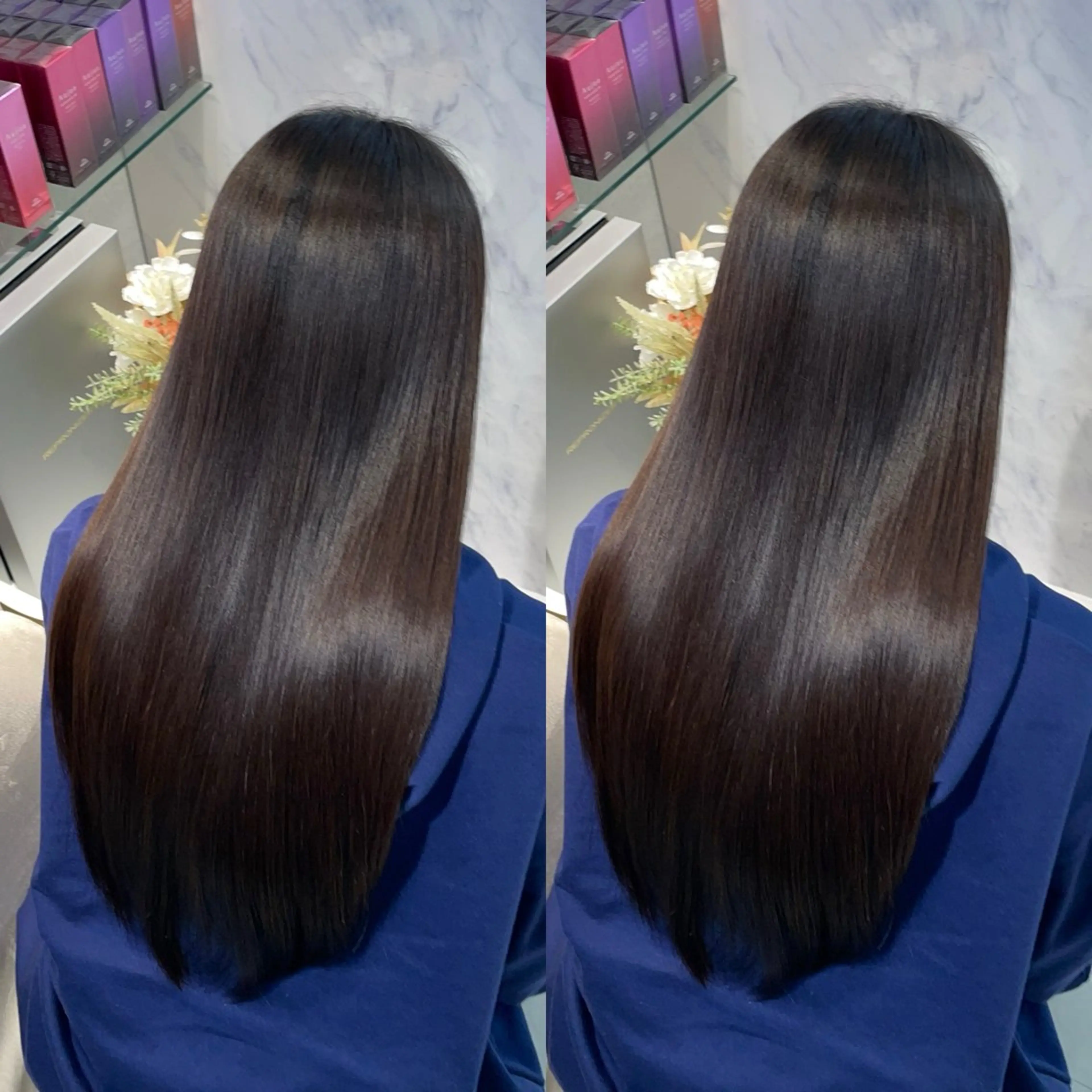 ロング カット ヘアカラー 縮毛矯正 トリートメント 新宿No.1艶髪矯正 美艶カラー/FUKAのヘアスタイル