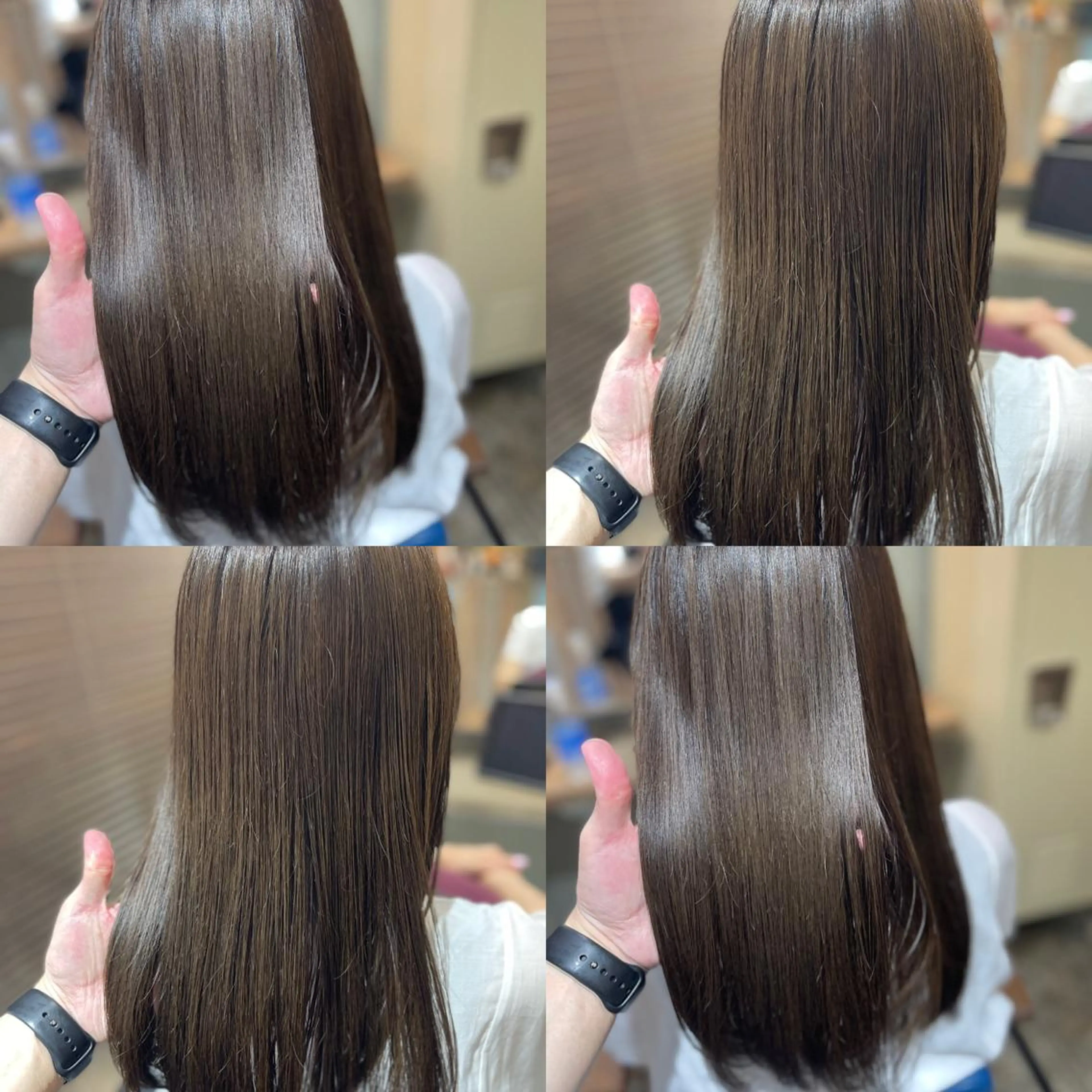 セミロング カラー 髪質改善 トリートメント カット ヘアカラー トリートメント 艶髪🍒髪質改善特化 GARDINAのヘアスタイル