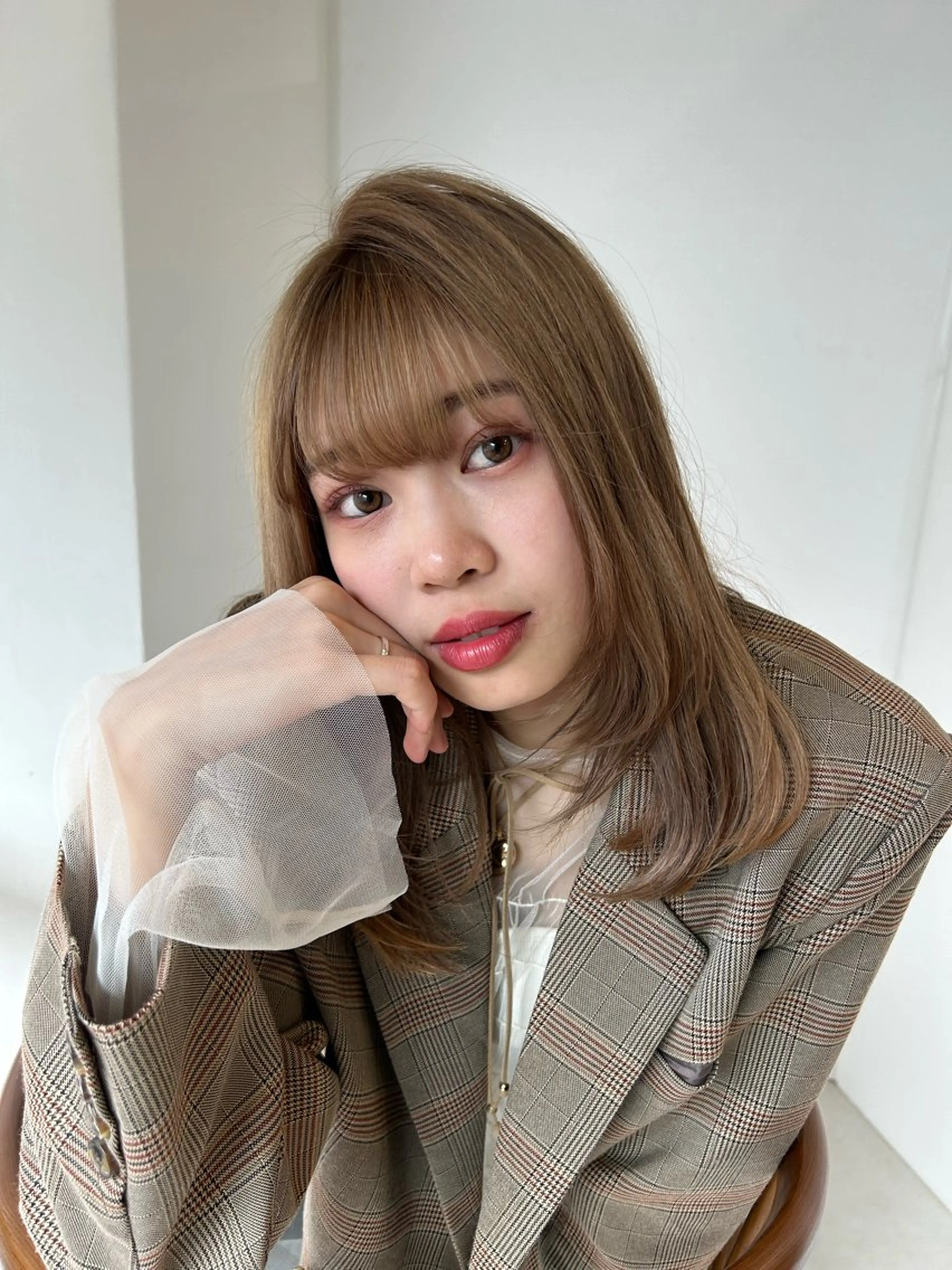 ミディアム amoretto miyuのヘアスタイル