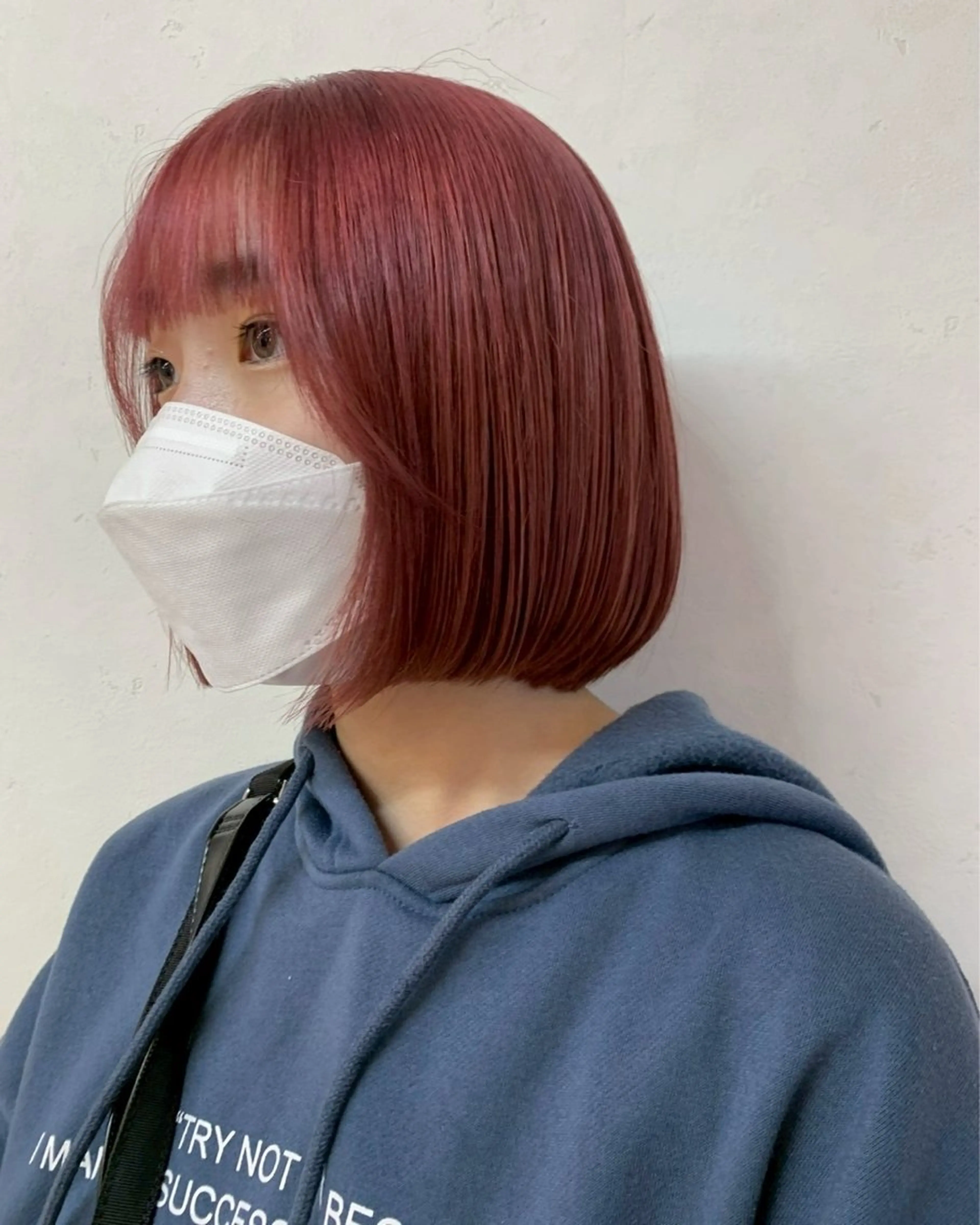 ショート カラー カット ヘアカラー ボブ/ウルフ/ 寒色カラー/さちかのヘアスタイル