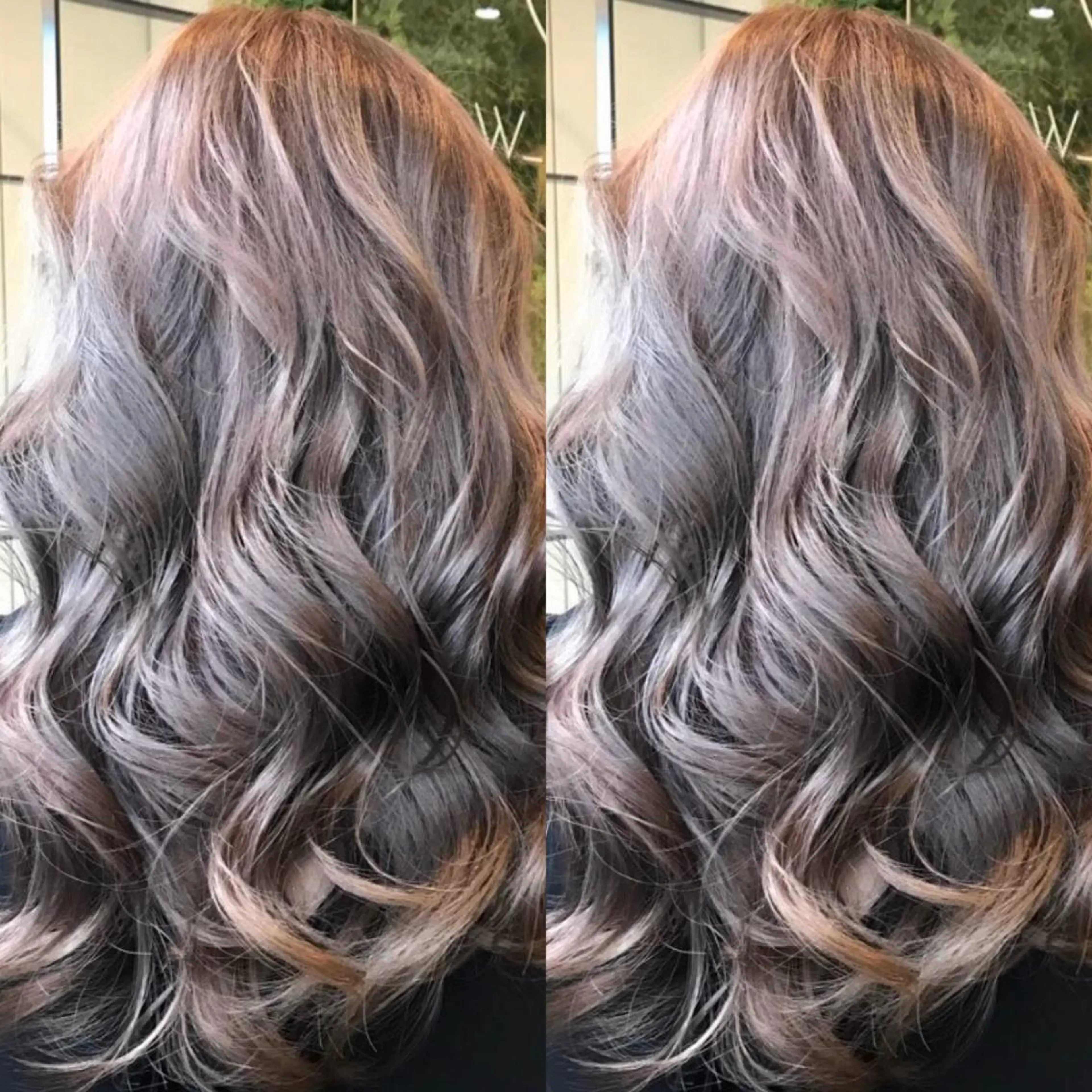 ロング カラー ヘアカラー Hanna by W_SALONのヘアスタイル