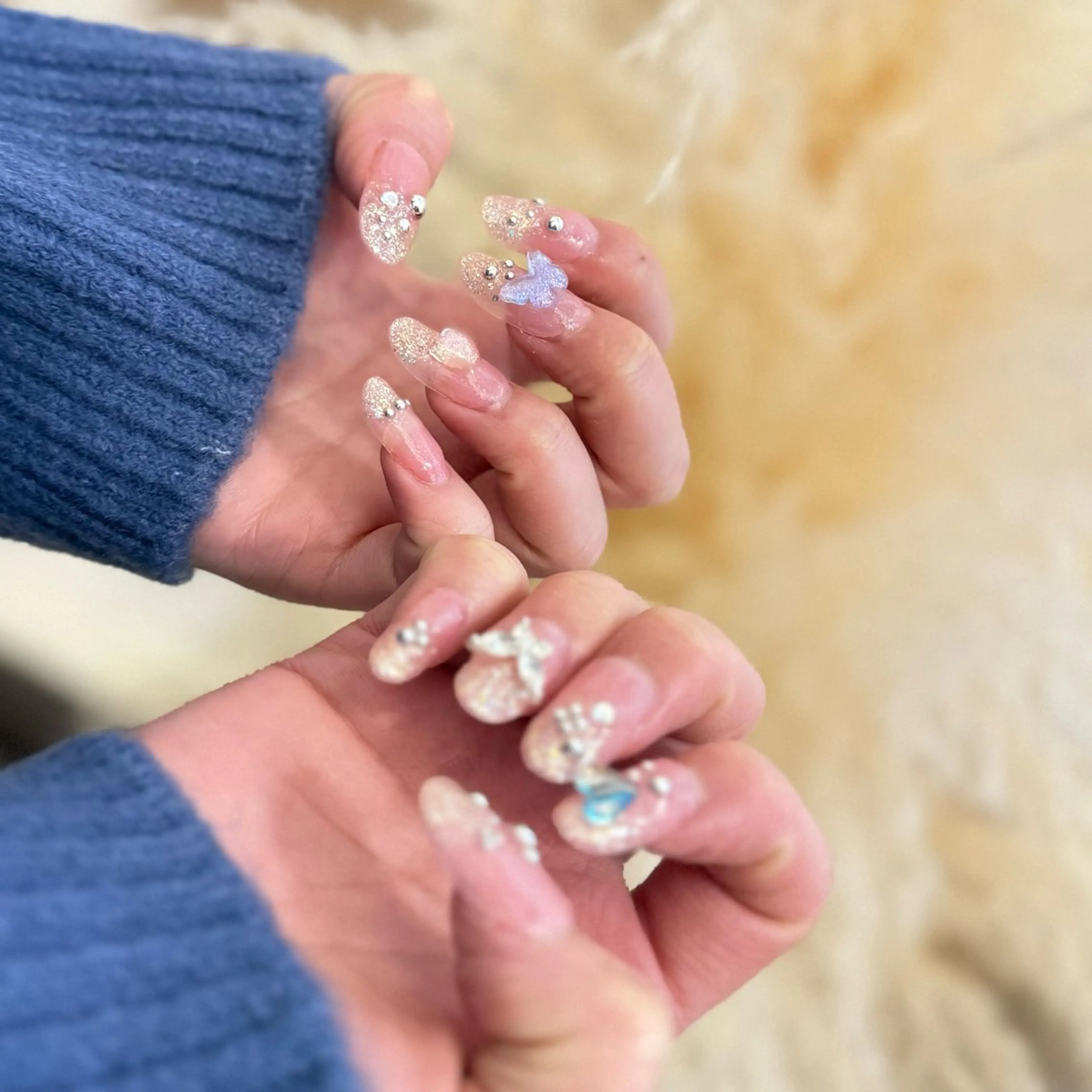 ネイル 持ち込み ワンホンネイル ハンドネイル Nabi所属・進藤 彩のネイルデザイン